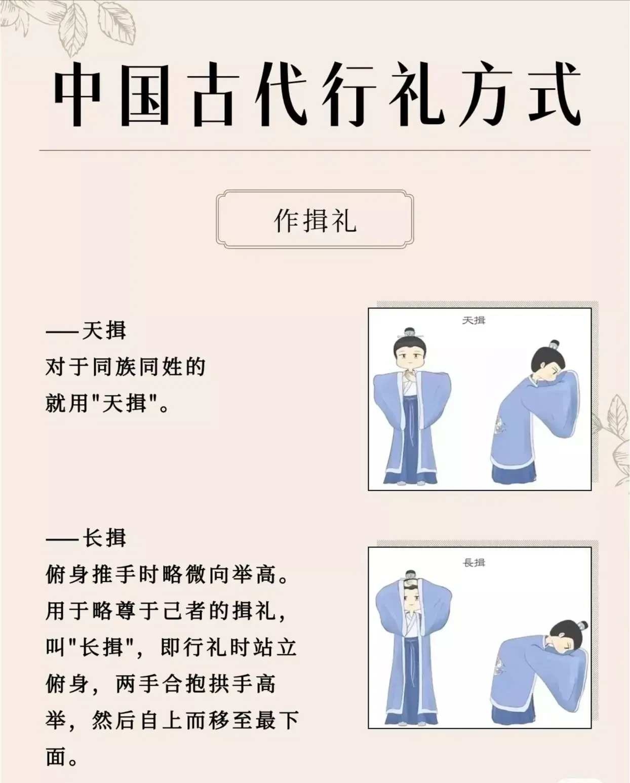 古代是如何行礼?