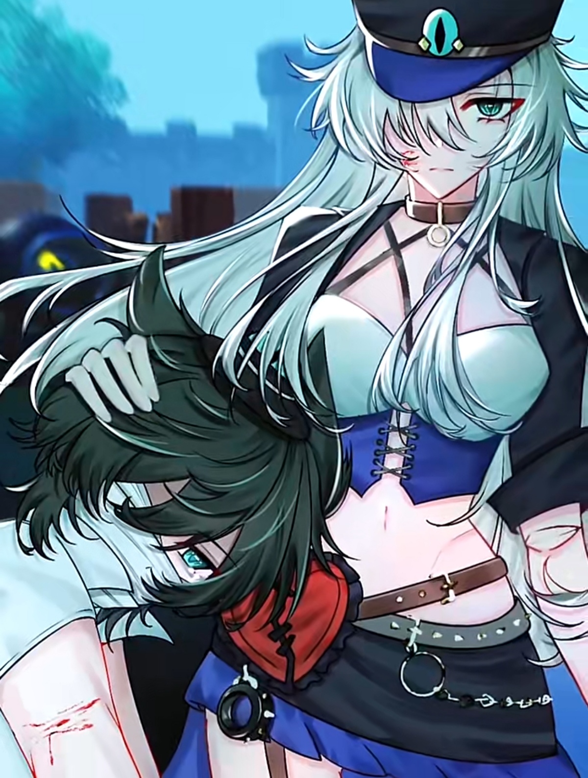 蛋仔派对追捕者艾琳和雷蒙德cp组合图片