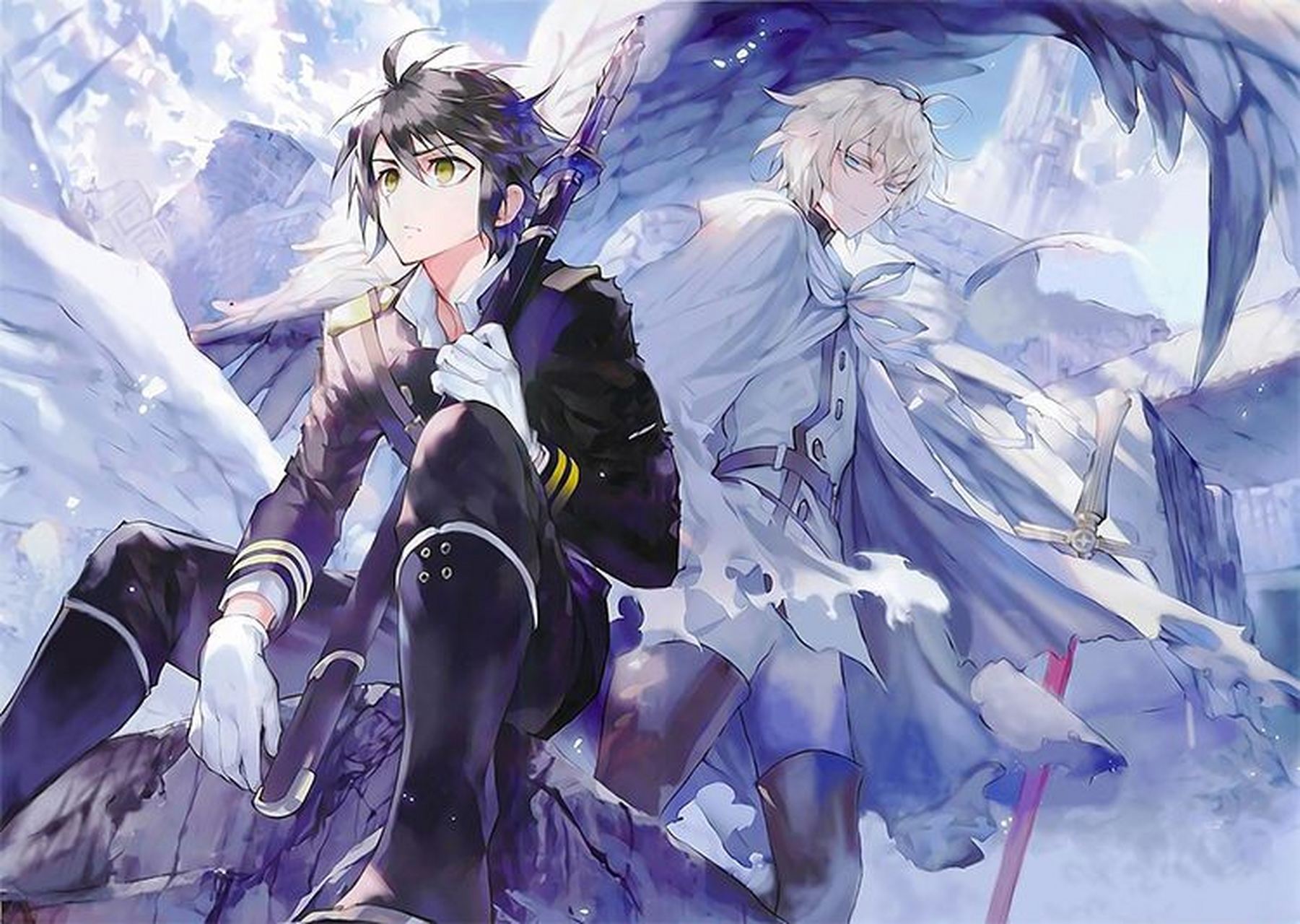 最帅的动漫主角# 百夜优一郎,长的确实挺帅的,出自《终结的炽天使》