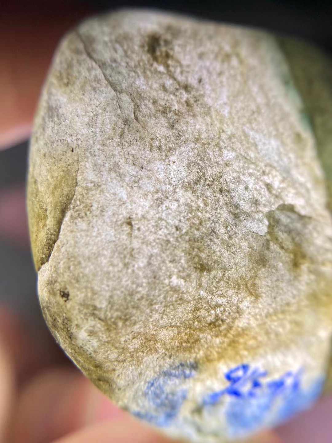 48克后江全脱沙料,戒面级品质,博高冰种,种老肉细,冰感十足,起胶,杠味