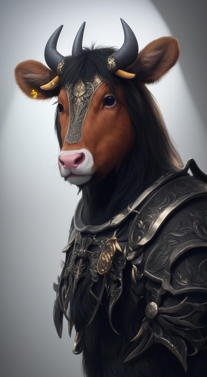 眉清目秀的牛头怪#ai黑科技# #ai绘画# #我要上热门