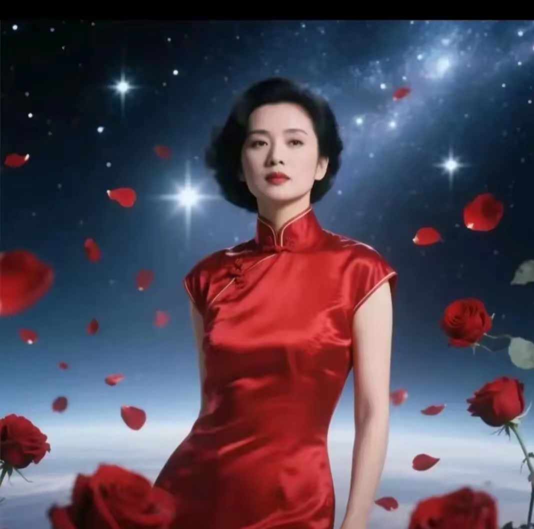 林青霞的红旗袍,是英气与风情的碰撞,霸气十足!
