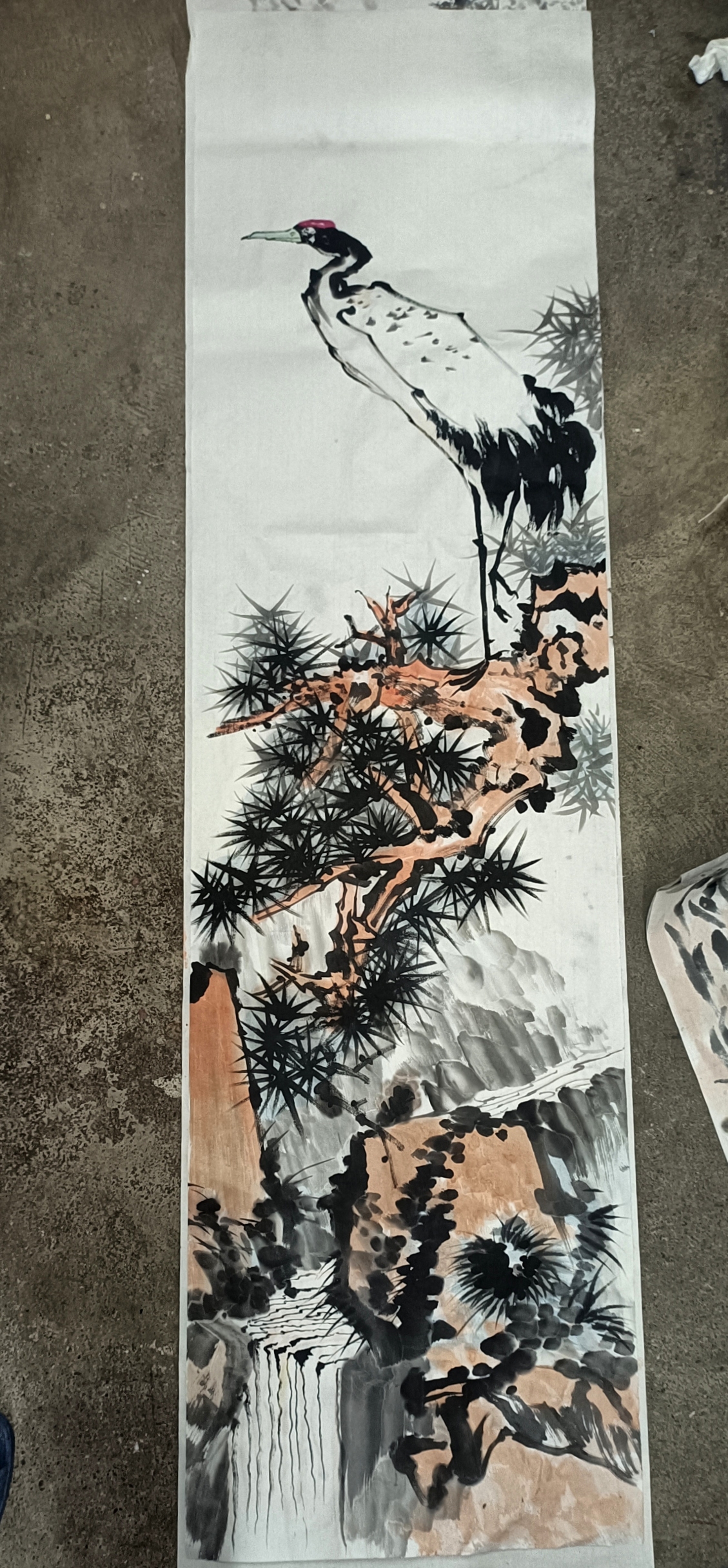 画家王永红国画作品,临摹潘天寿作品#高仿名家书画# #书画定制# #国画