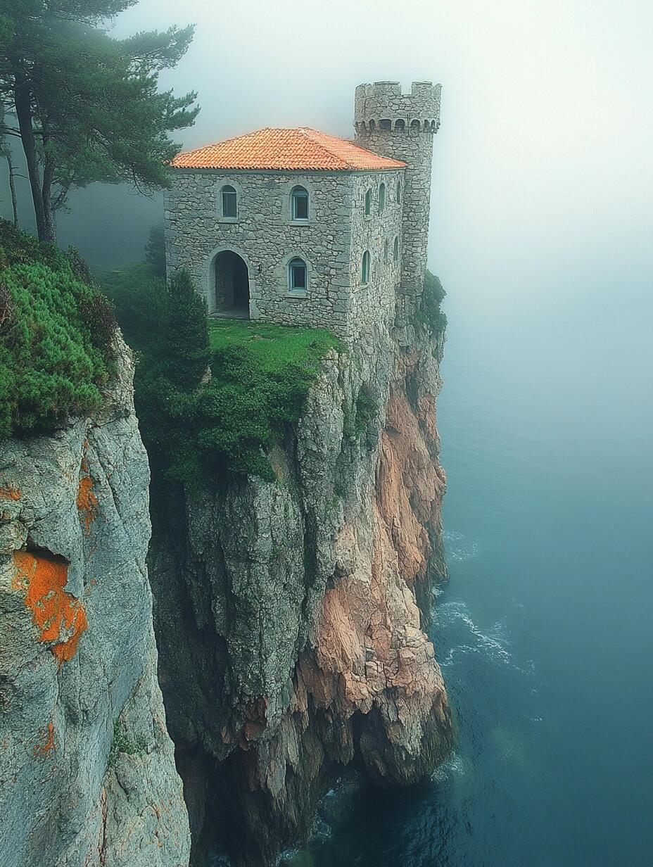你退休了会选那套房子,这城堡也太酷了吧,居然建在悬崖边上,感觉像
