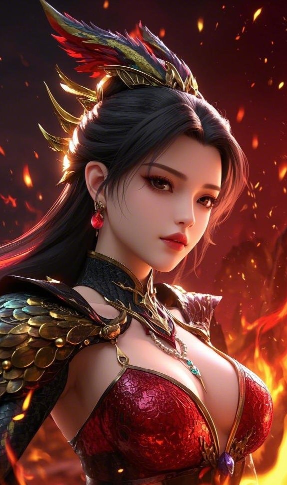 萧潇  身份背景:她是《斗破苍穹》的女配角彩鳞