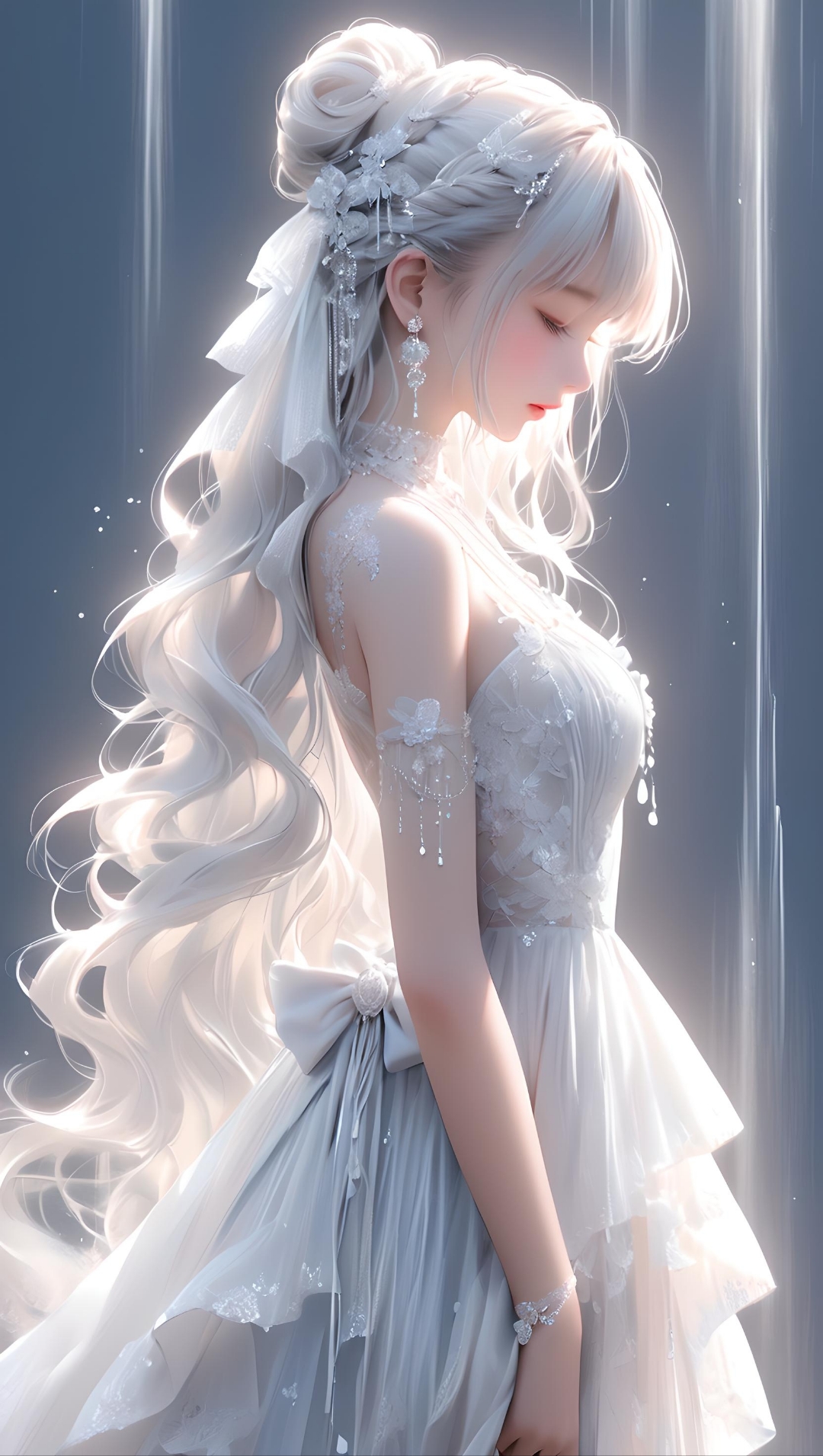 在梦幻的瞬间,我捕捉到了你, 优雅如童话中的公主,令人陶醉