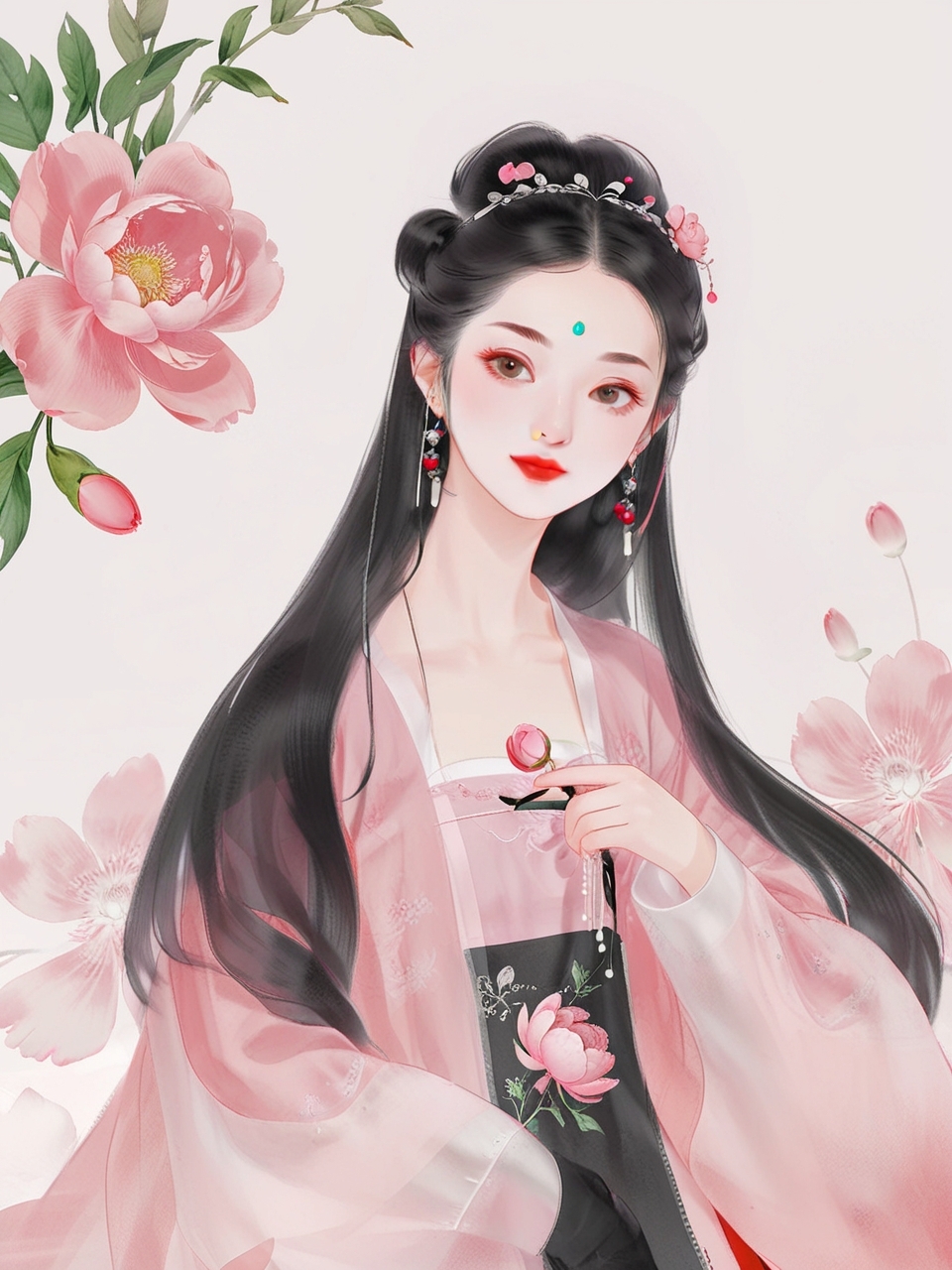 阳光洒落,花瓣轻舞, 一场梦幻的盛宴,在风中绽放