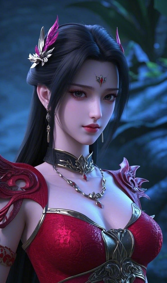 萧潇  身份背景:她是《斗破苍穹》的女配角彩鳞