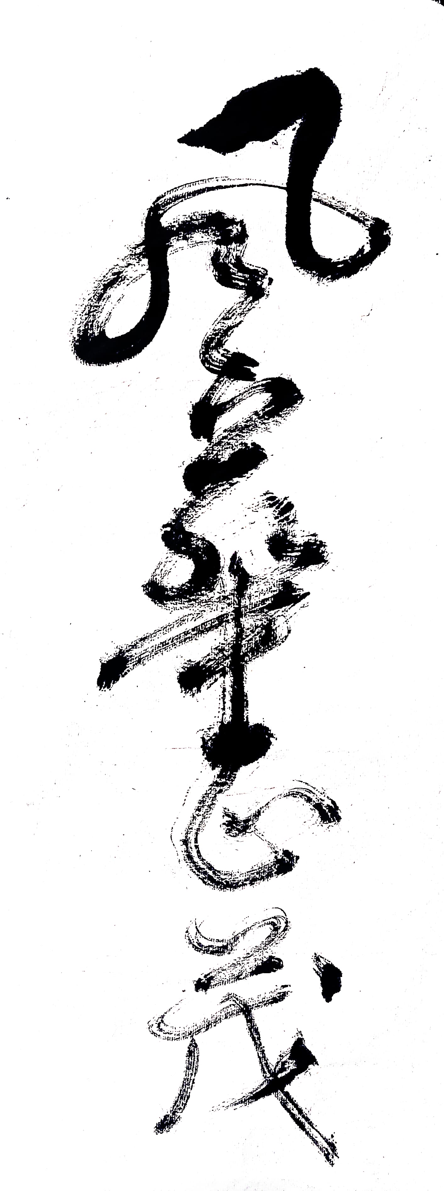 草书一笔书    风华正茂