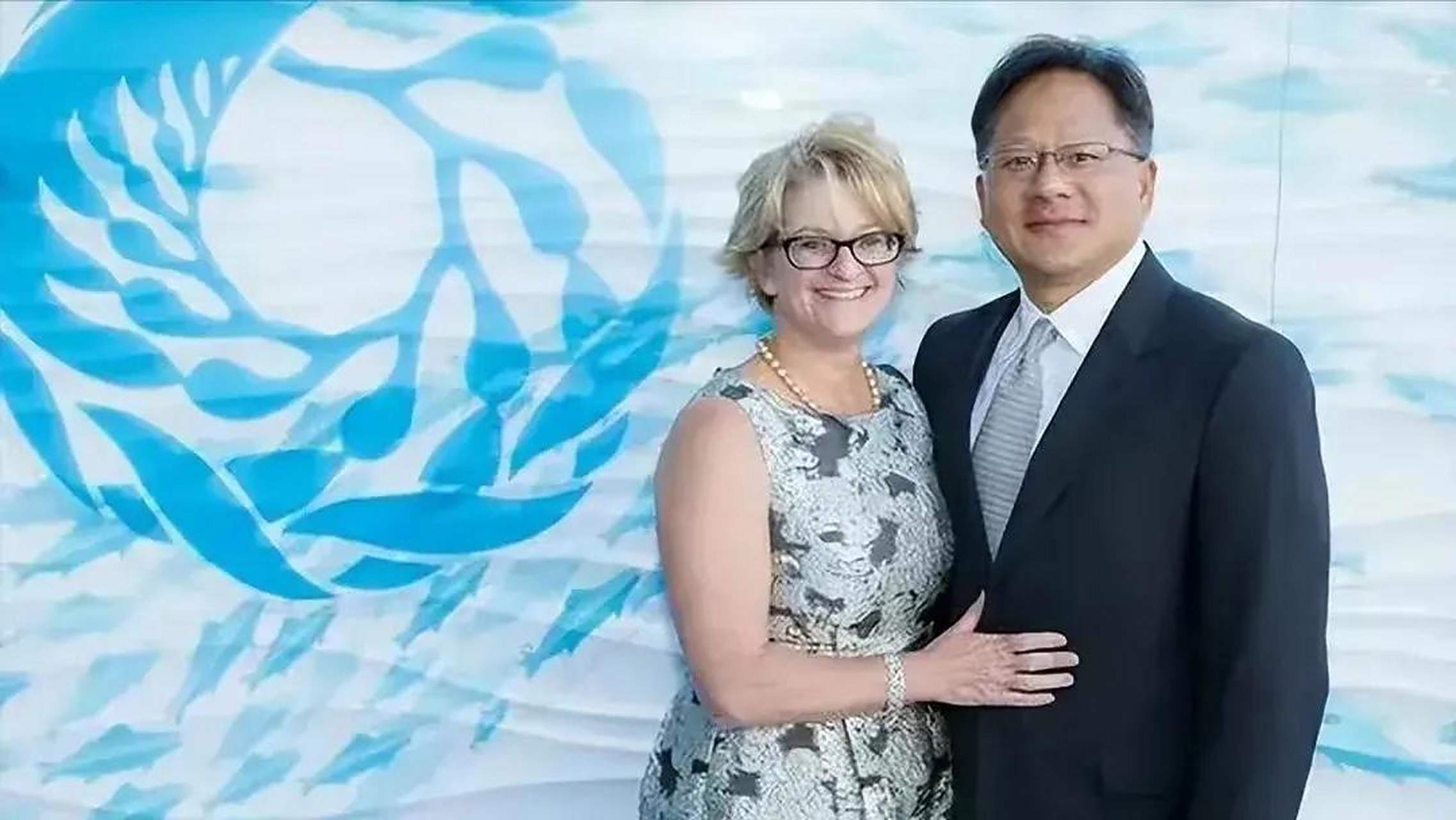 万亿企业英伟达老板黄仁勋的老婆就是这样滴! 妻子lori也是黄仁勋的第