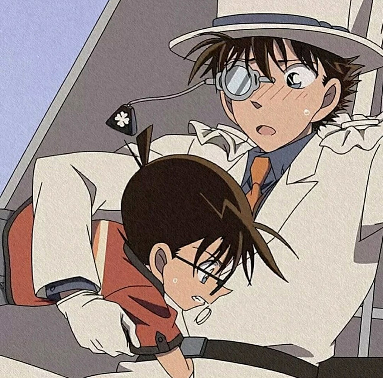 柯南 基德=柯基cp (๑♡ω♡๑)嗑到了