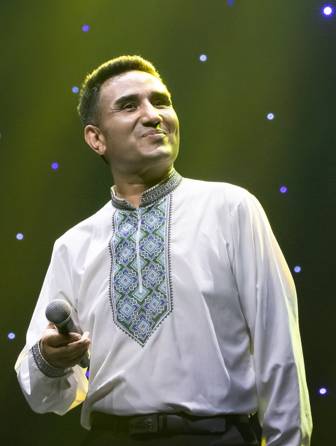 新疆喀什泽普县著名歌手阿布都热合曼吾买尔 在上海演出. 2024