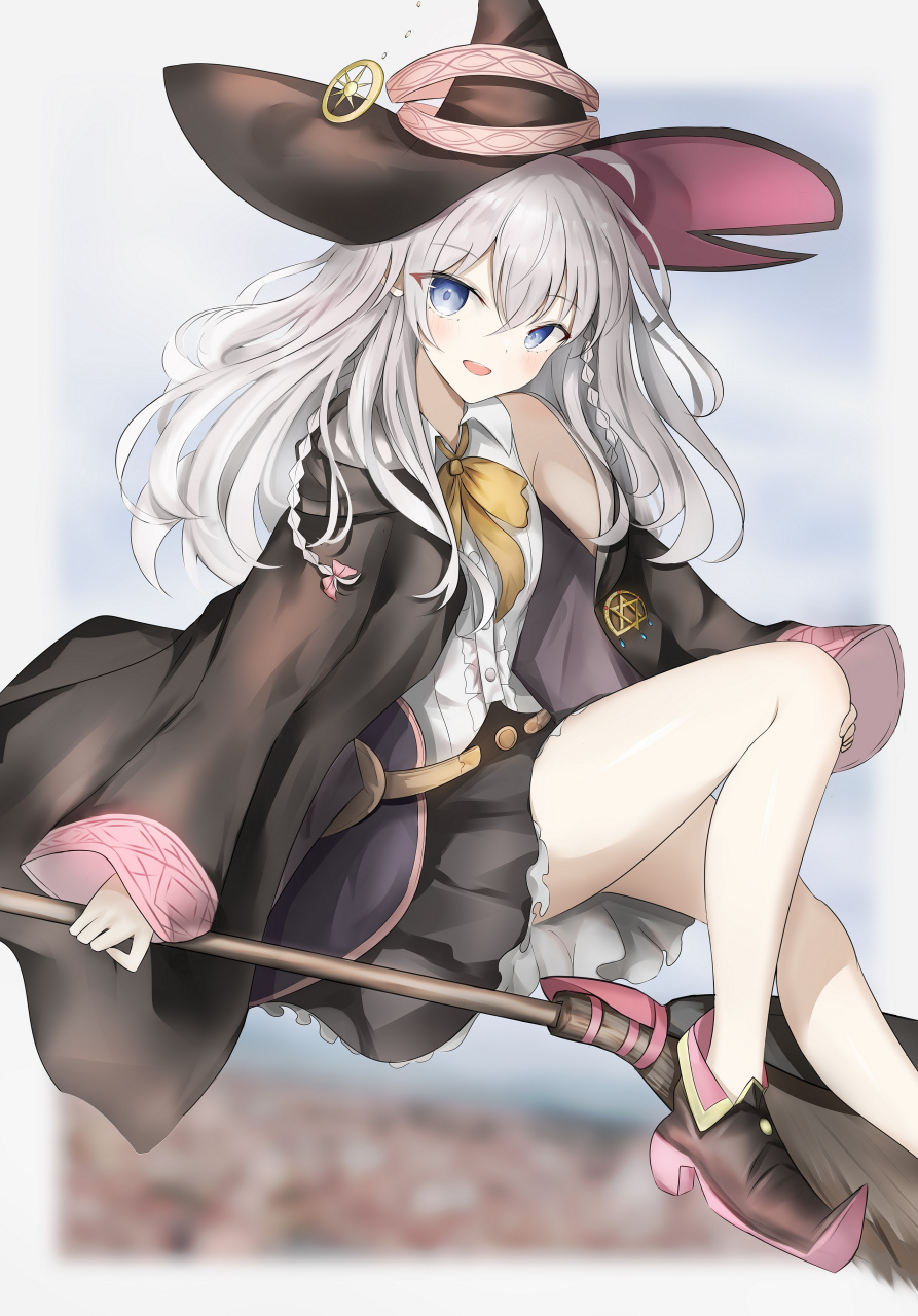 魔女之旅# 小魔女伊蕾娜,时刻元气满满! 作者:几乎u糖 #二次元