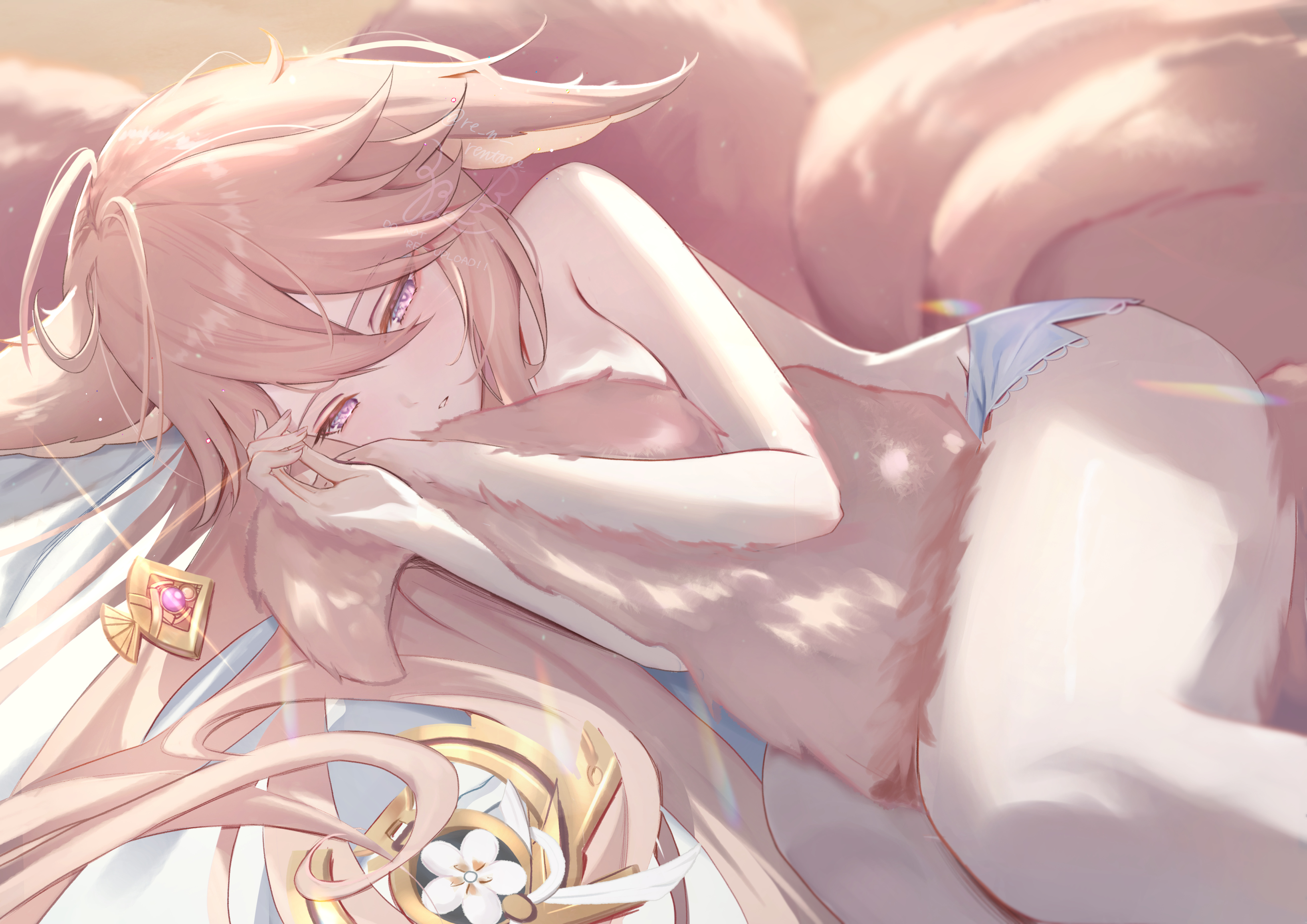 原神# 毛茸茸的神子~ 作者:@re