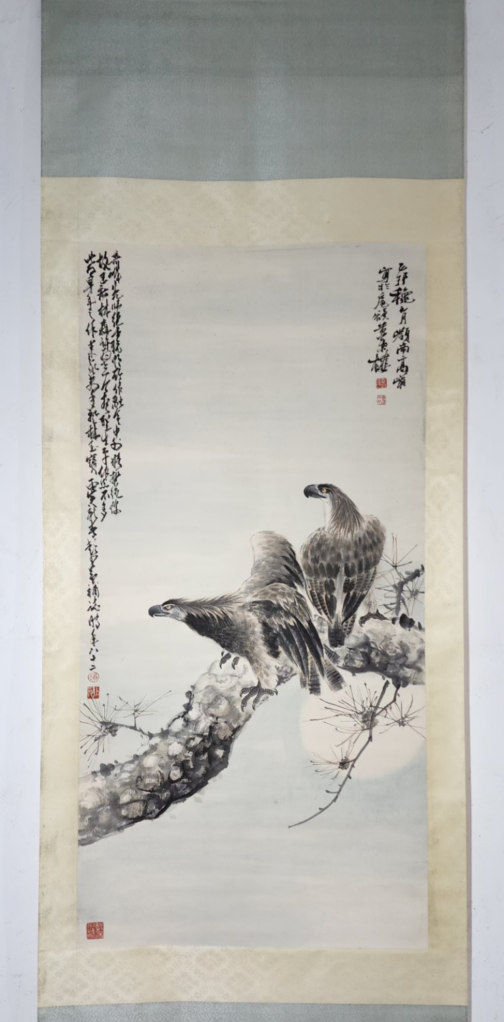 画心尺寸139*69cm. #水墨画# #国画