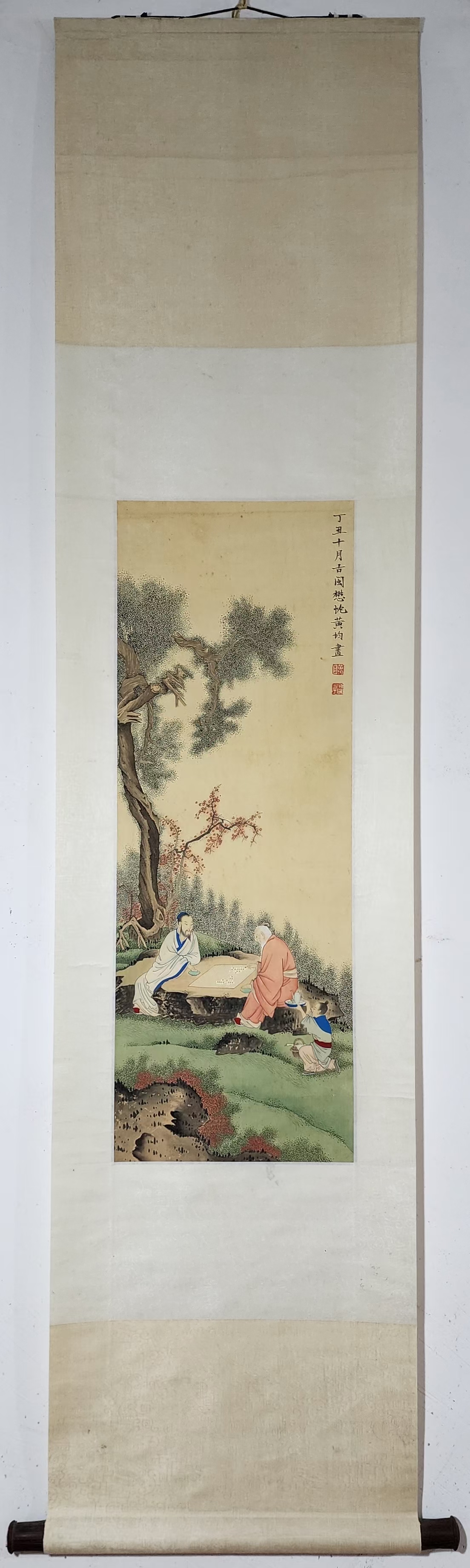 画心尺寸80*29cm. #国画# #水墨画# #人物画