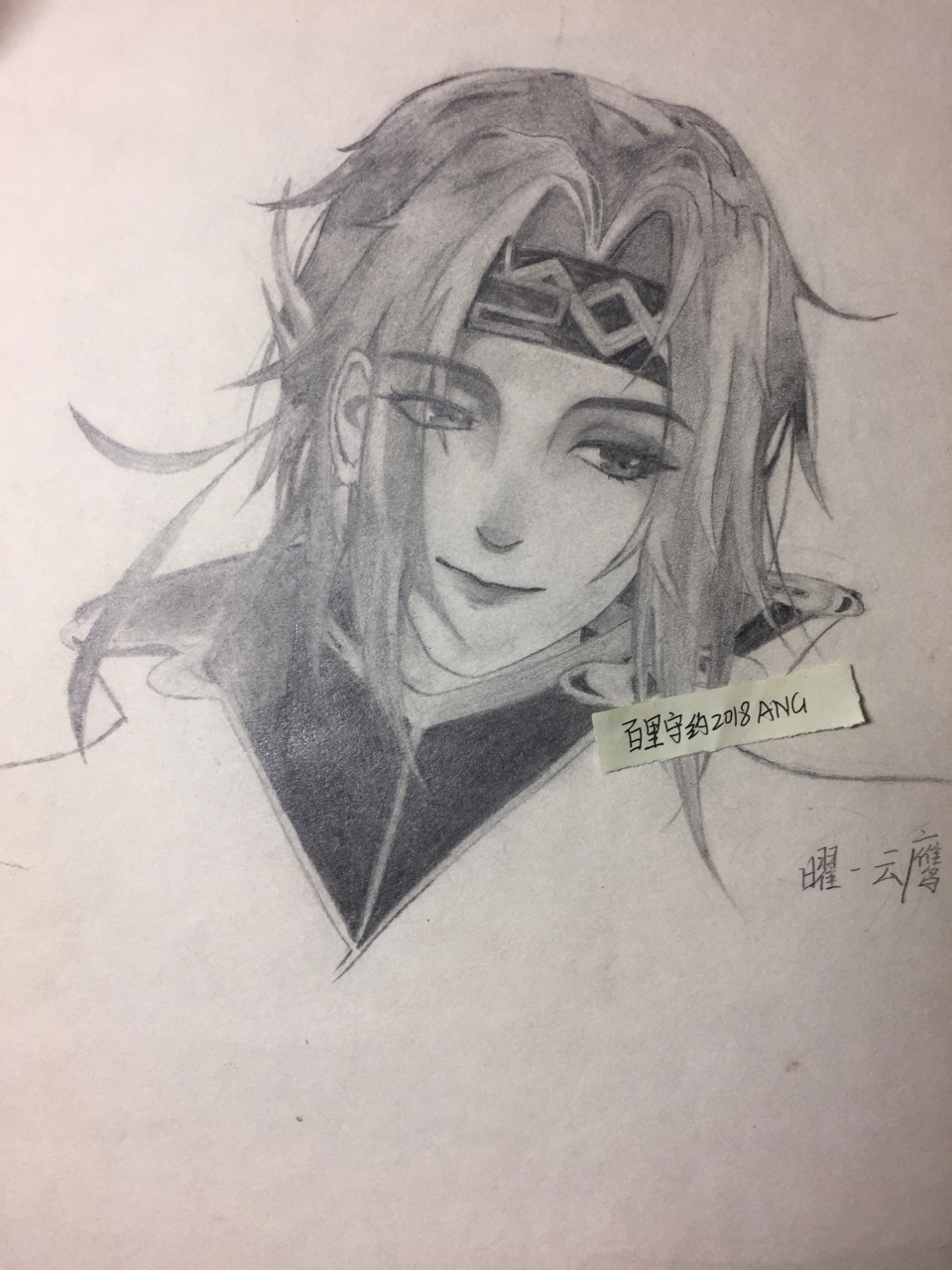 手绘曜云鹰飞将 .