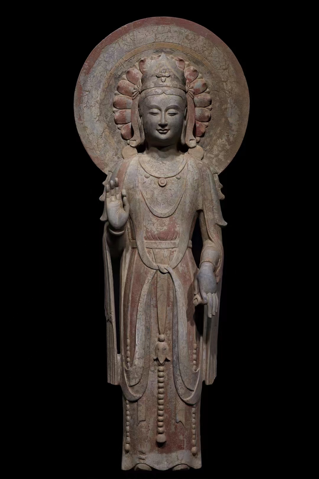 古代石雕佛像!寻觅佛缘之人!#盘盘老物件