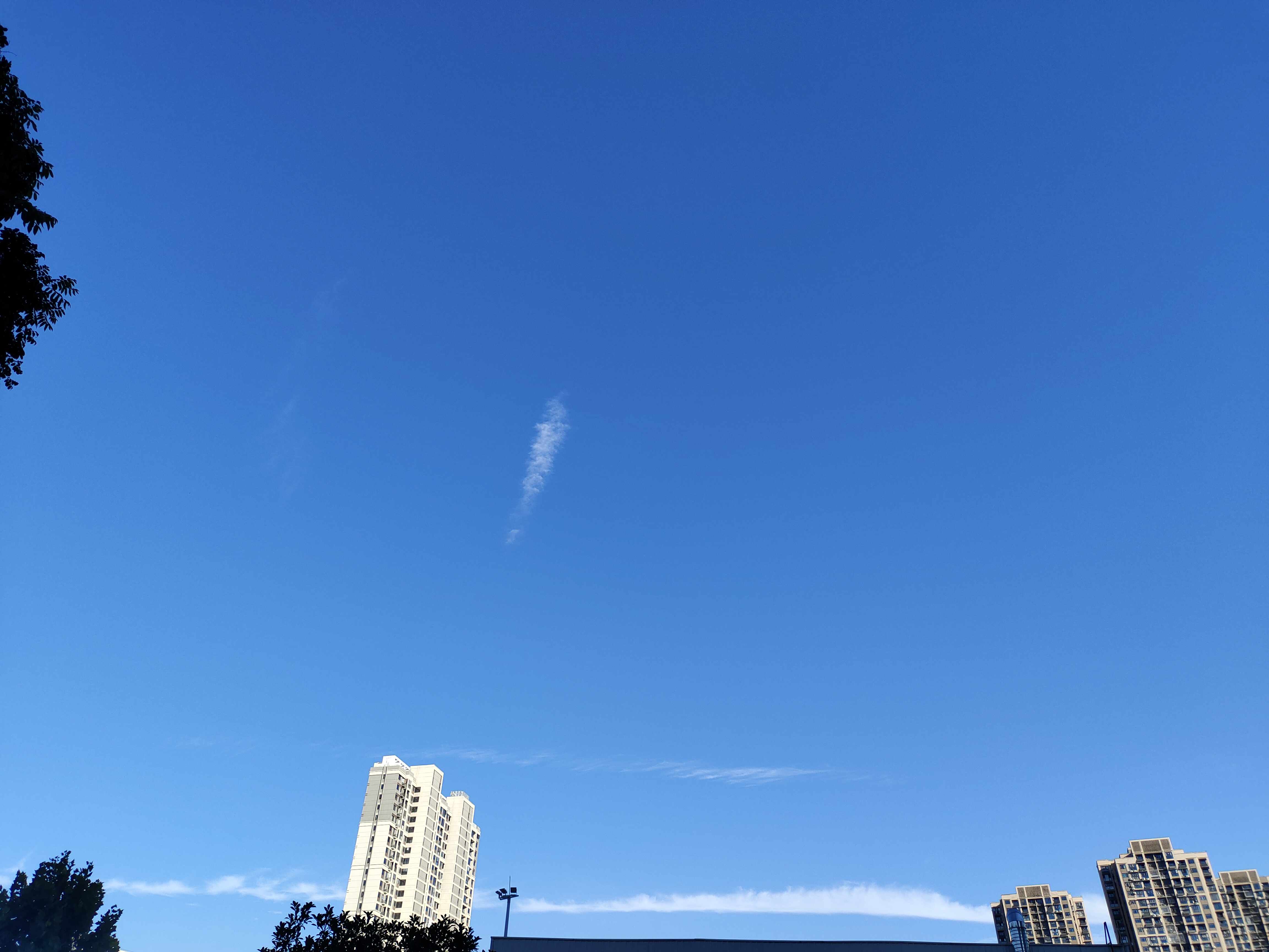 卧看天空浮云