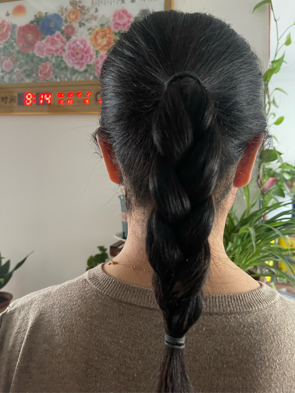 大辫子甩三甩