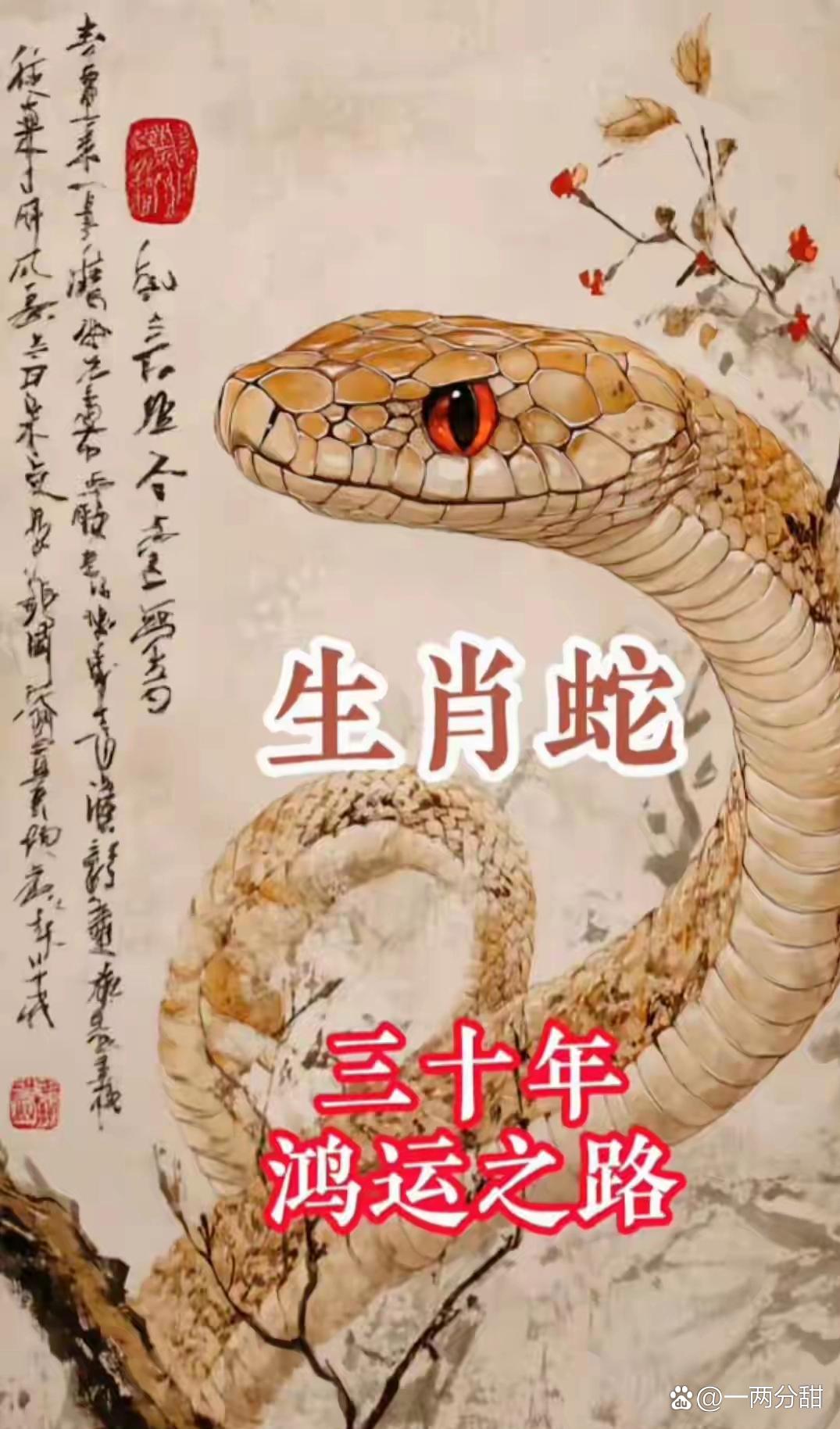 生肖蛇啥年运势最好(属蛇什么年份运气最好)