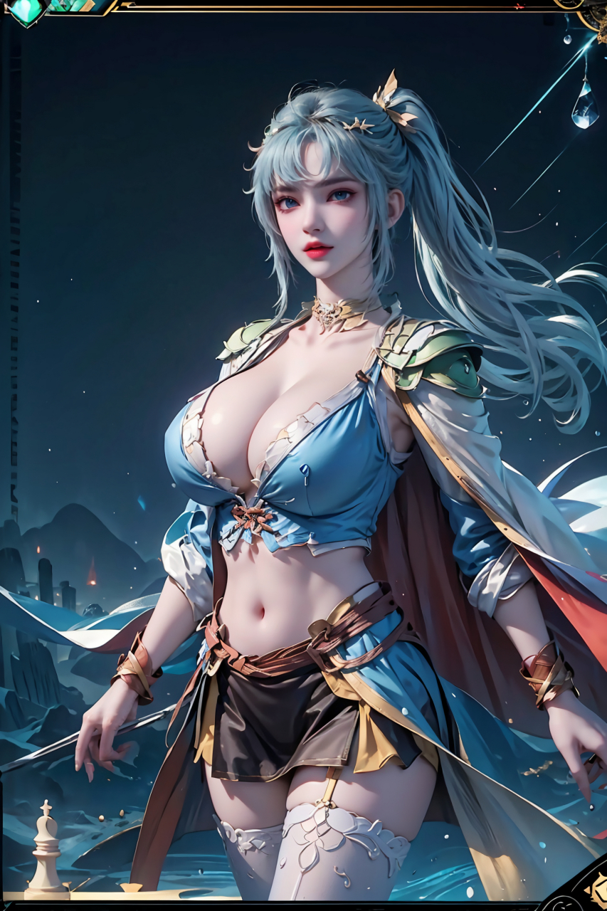 【国漫女神|ai绘画】少年歌行-司空千落 #ai绘画美女写真# #见证国漫