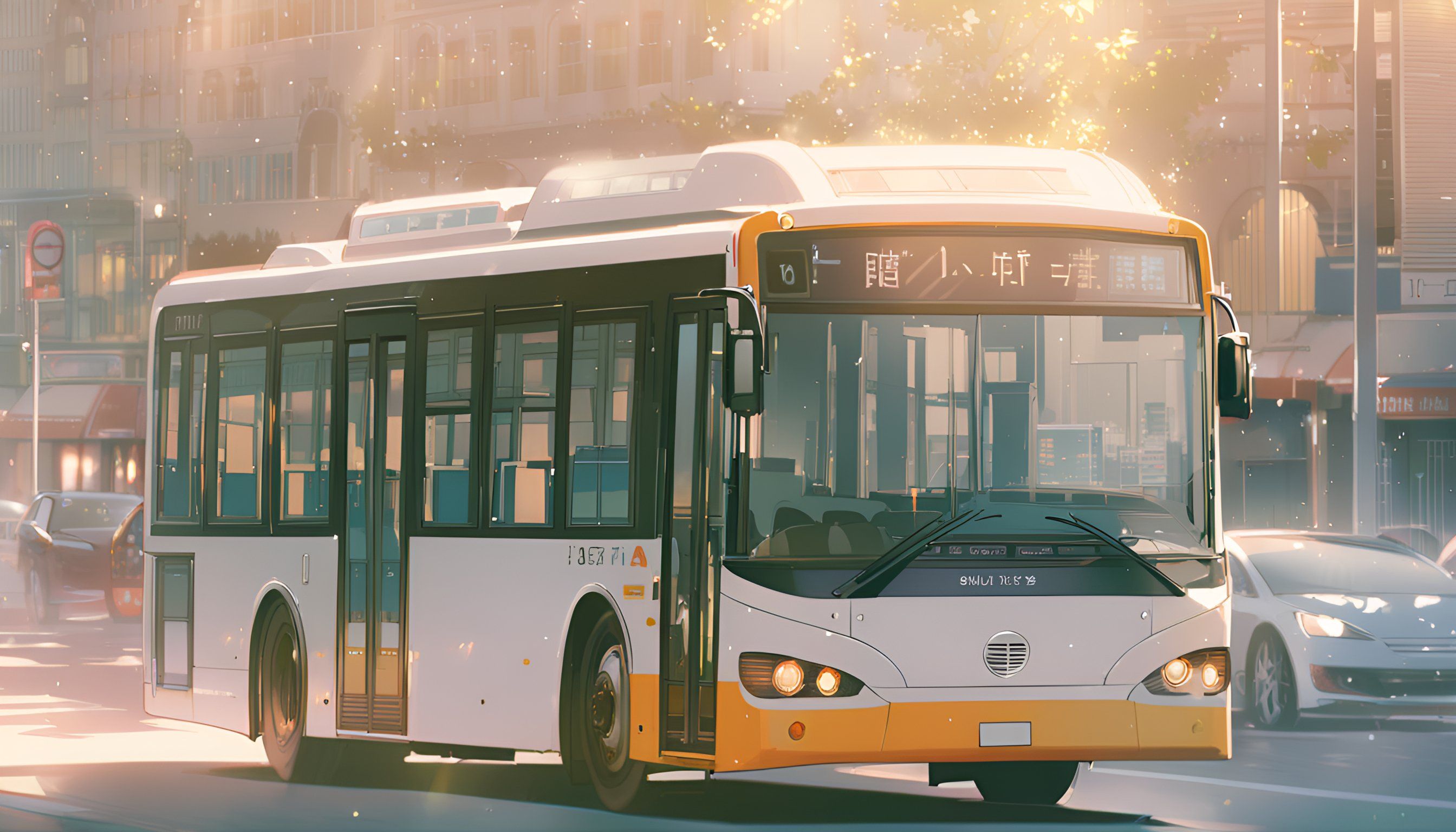 ai画西安的海格公交车 又让捏ta画车了,这次画辆西安公交的海格klq