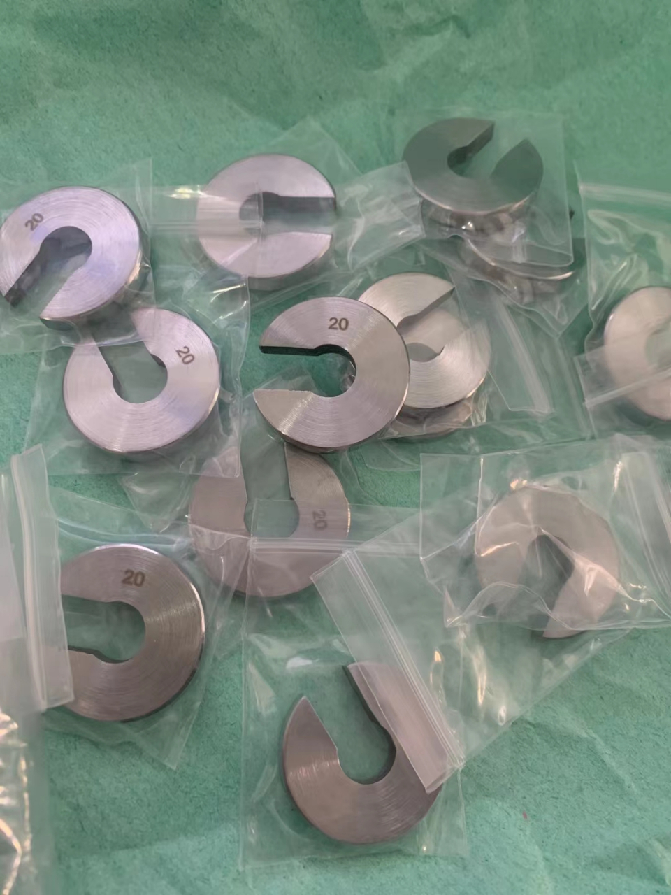 非标订制金准家c型开牛顿砝码#金准家