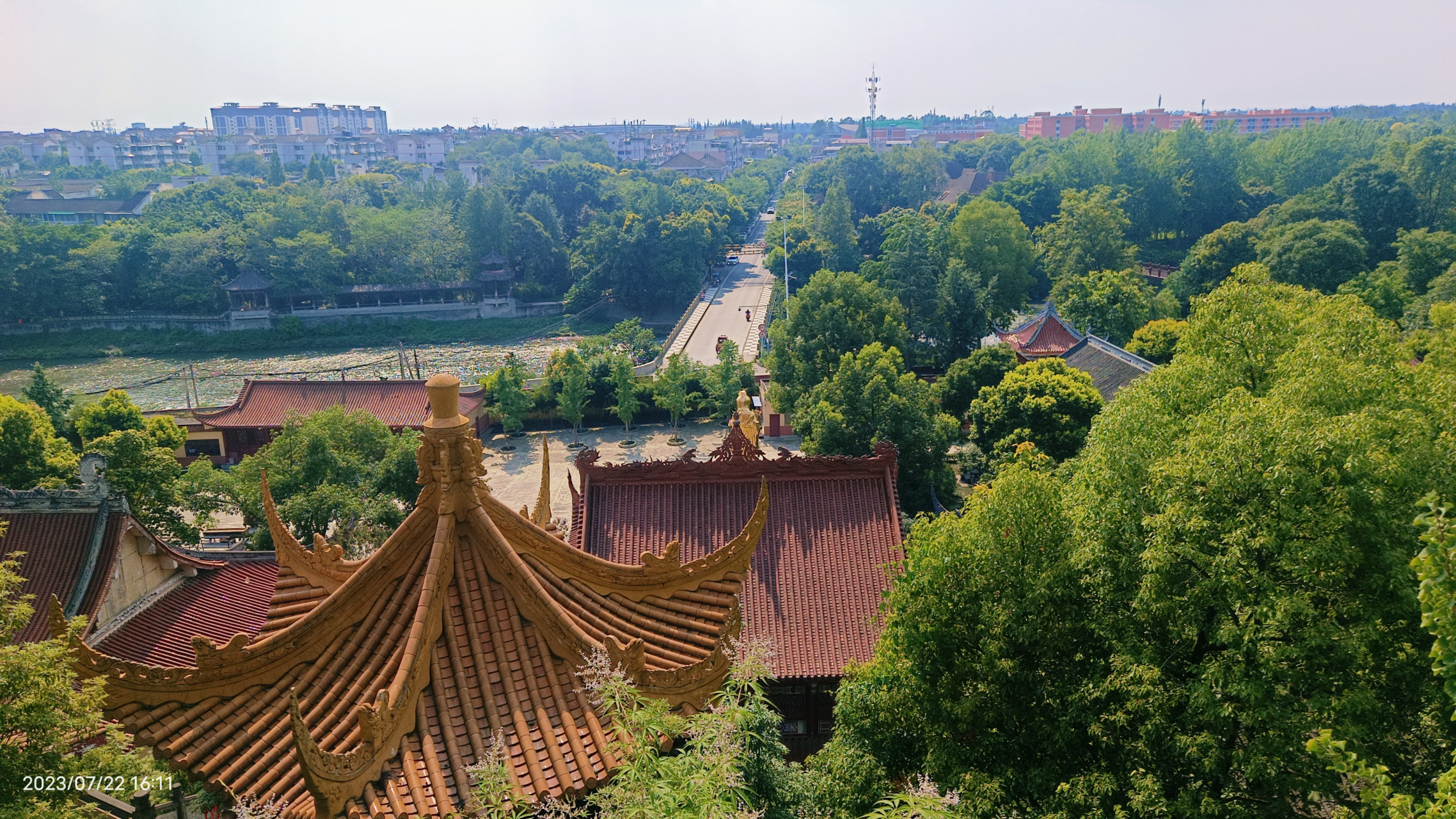 一张图证明你来过成都#  这里是成都新津白云寺,建于公元1371年,占地