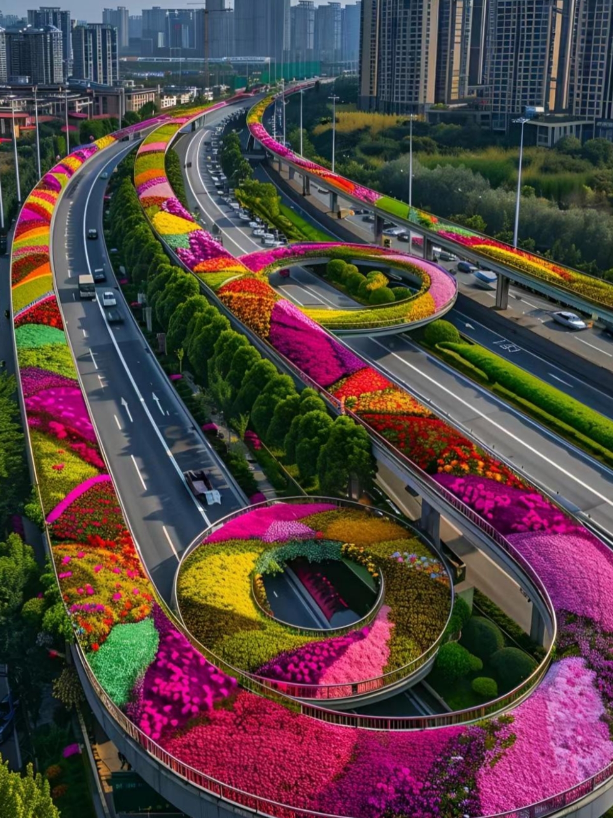 花卉景观大面积美丽的城市景观世界城市景观大道图片美丽图片看看市政