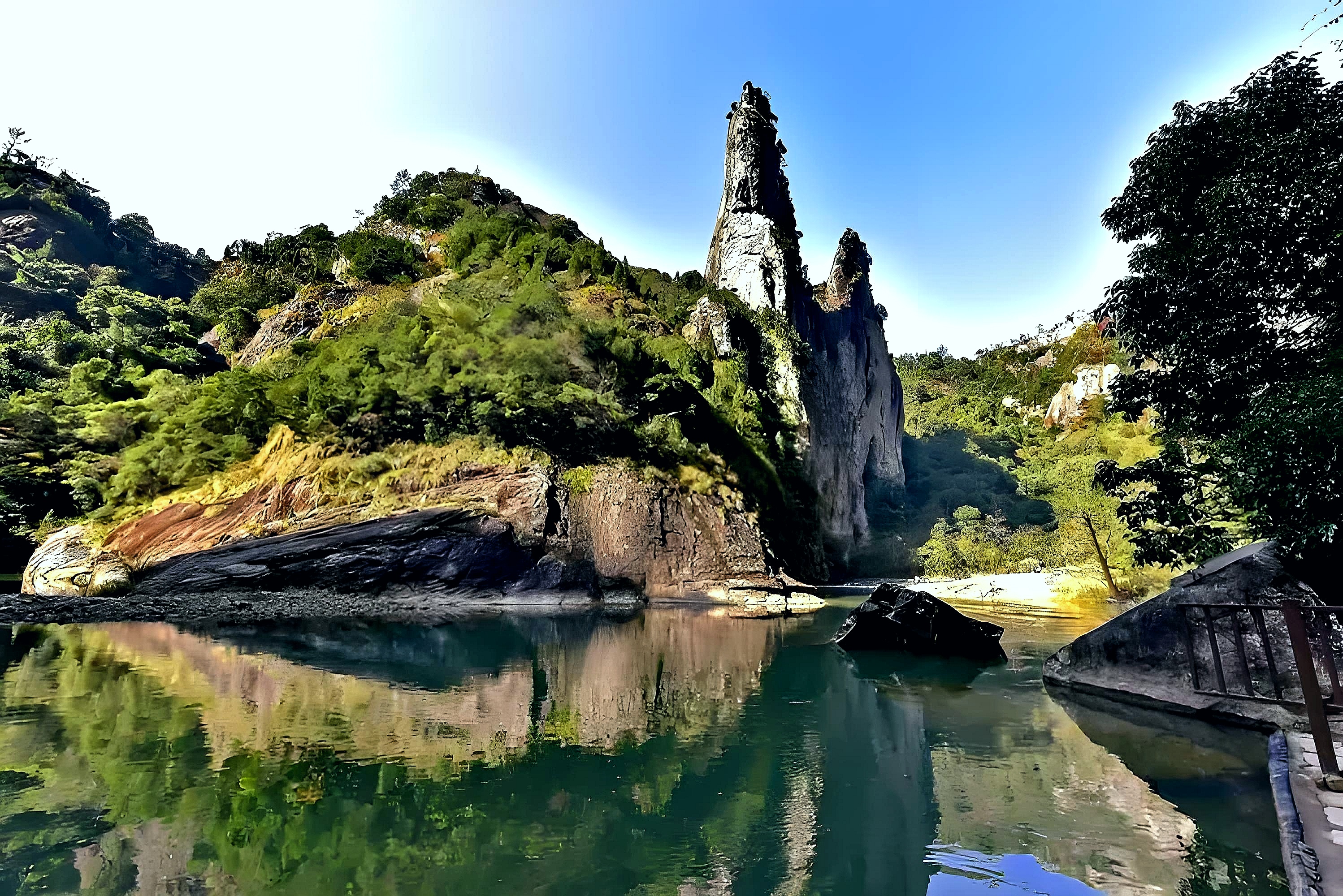 奇山秀水与古村落风 永嘉大若岩景区道家图风景图片温州大若岩景区图