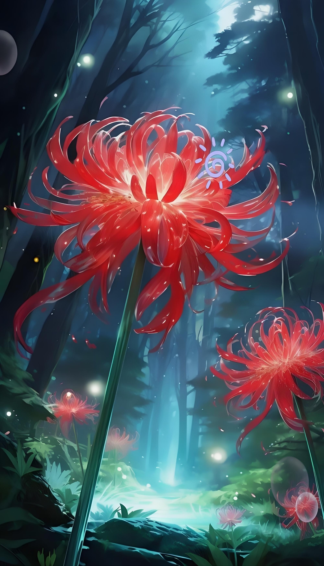 彼岸花在奈何桥畔开得正