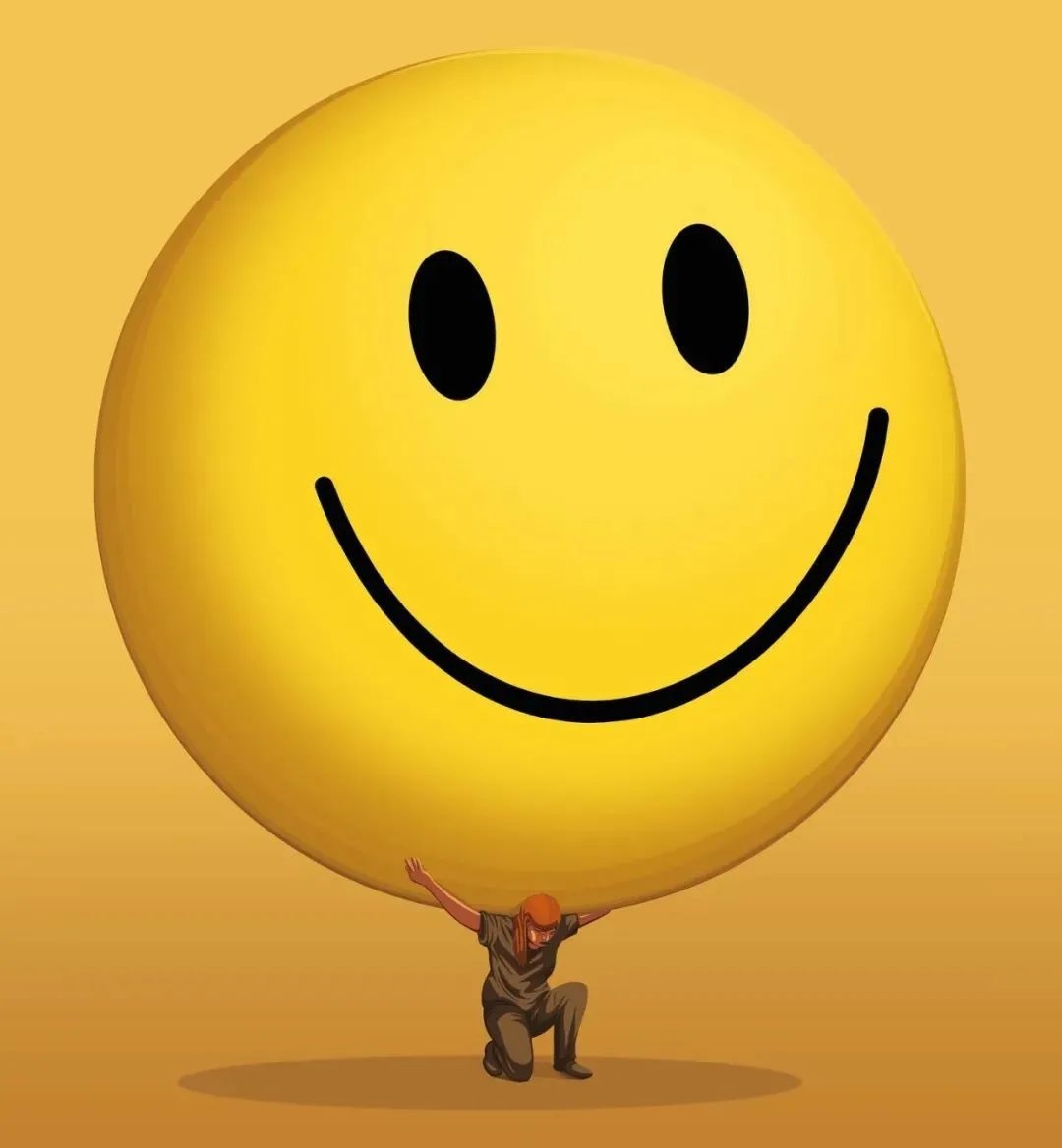 带上面具过着"我很好"的生活, 殊不知只有自己承受着巨大的压力.