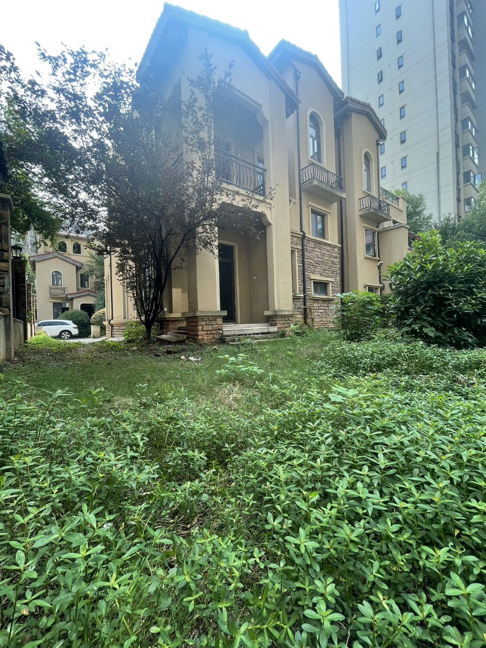 雨花区碧桂园公园壹号双拼,202平,三层 可加建四层,实际使用面积达500