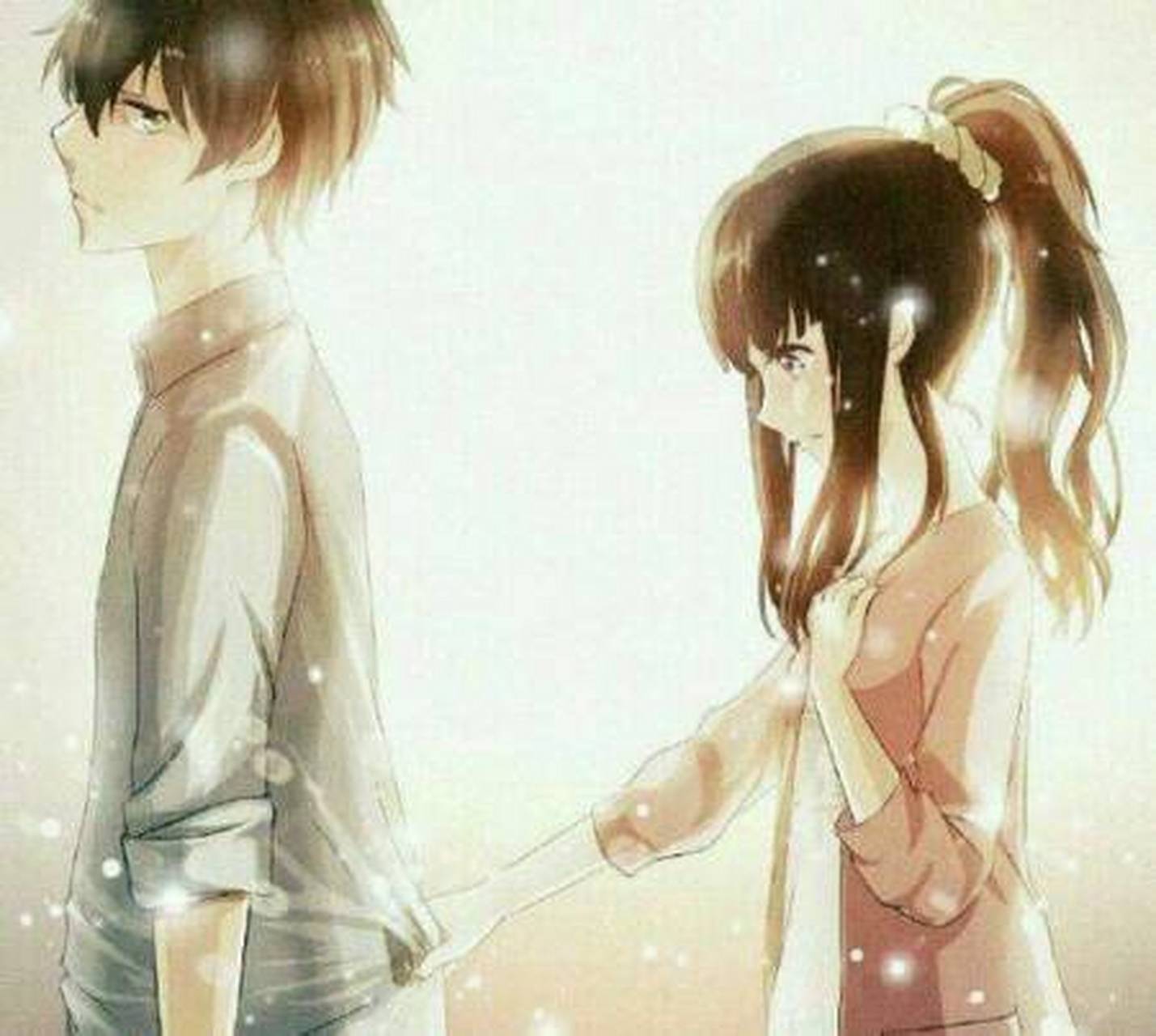 如果两人是背对背,先转身的那个就是天使