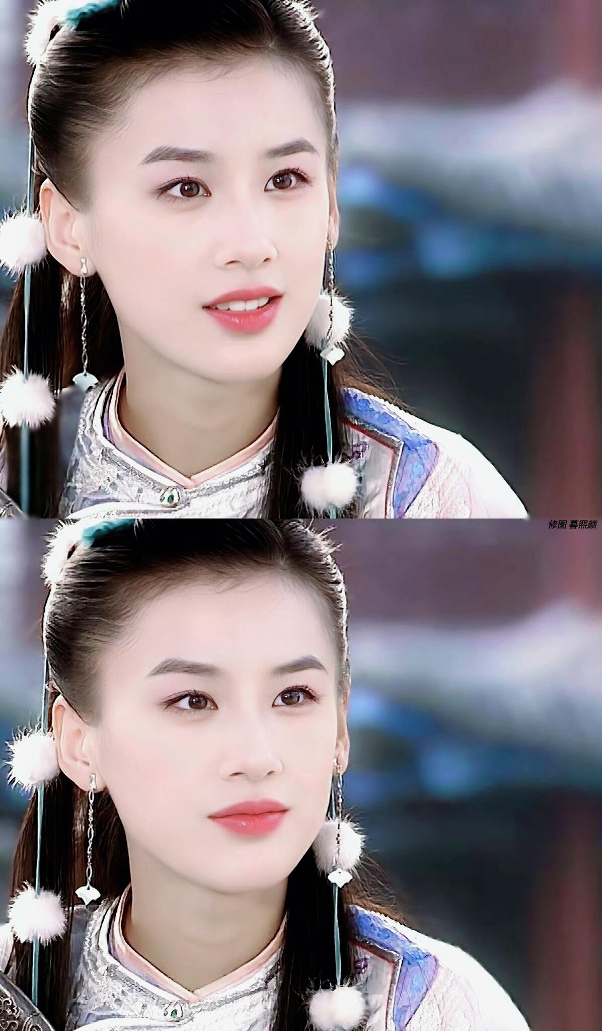 谁懂啊,以前看剧的时候超喜欢这个毛球头饰 黄圣依的古装真的超美啊