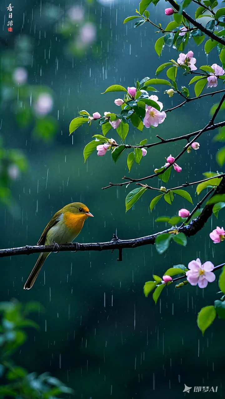 一张图证明春天来了