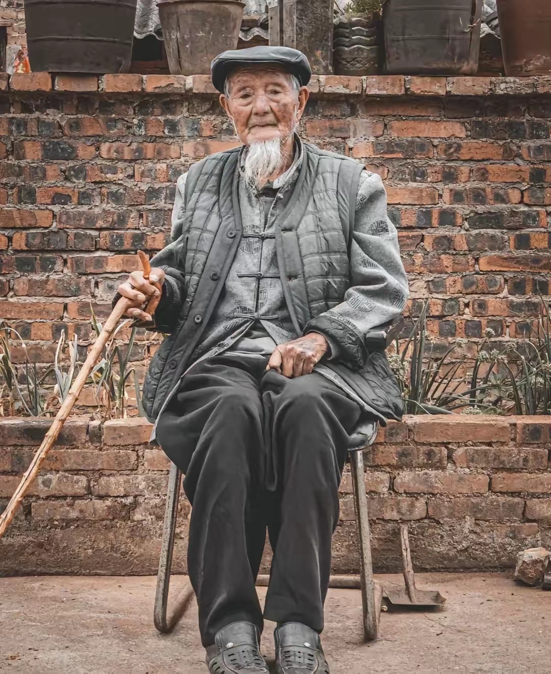 隔壁邻居有个爷爷,都 106 岁了,他亲身送走了膝下所有的儿女,如今只能