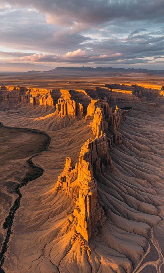 无垠的沙漠,起伏的沙丘如流动的金色绸缎,嶙峋岩石似沉默的远古卫士