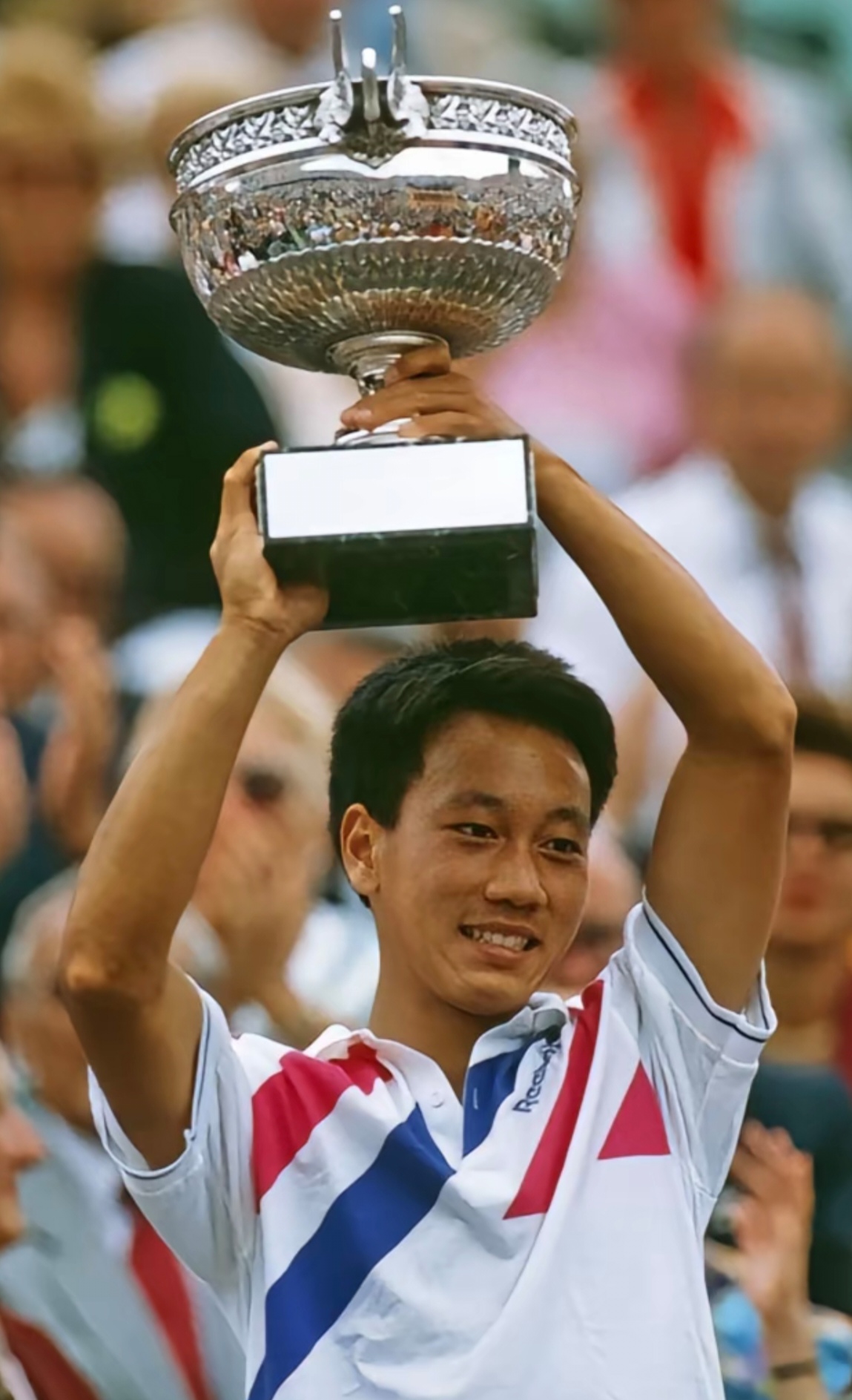 网坛名宿张德培现身中网