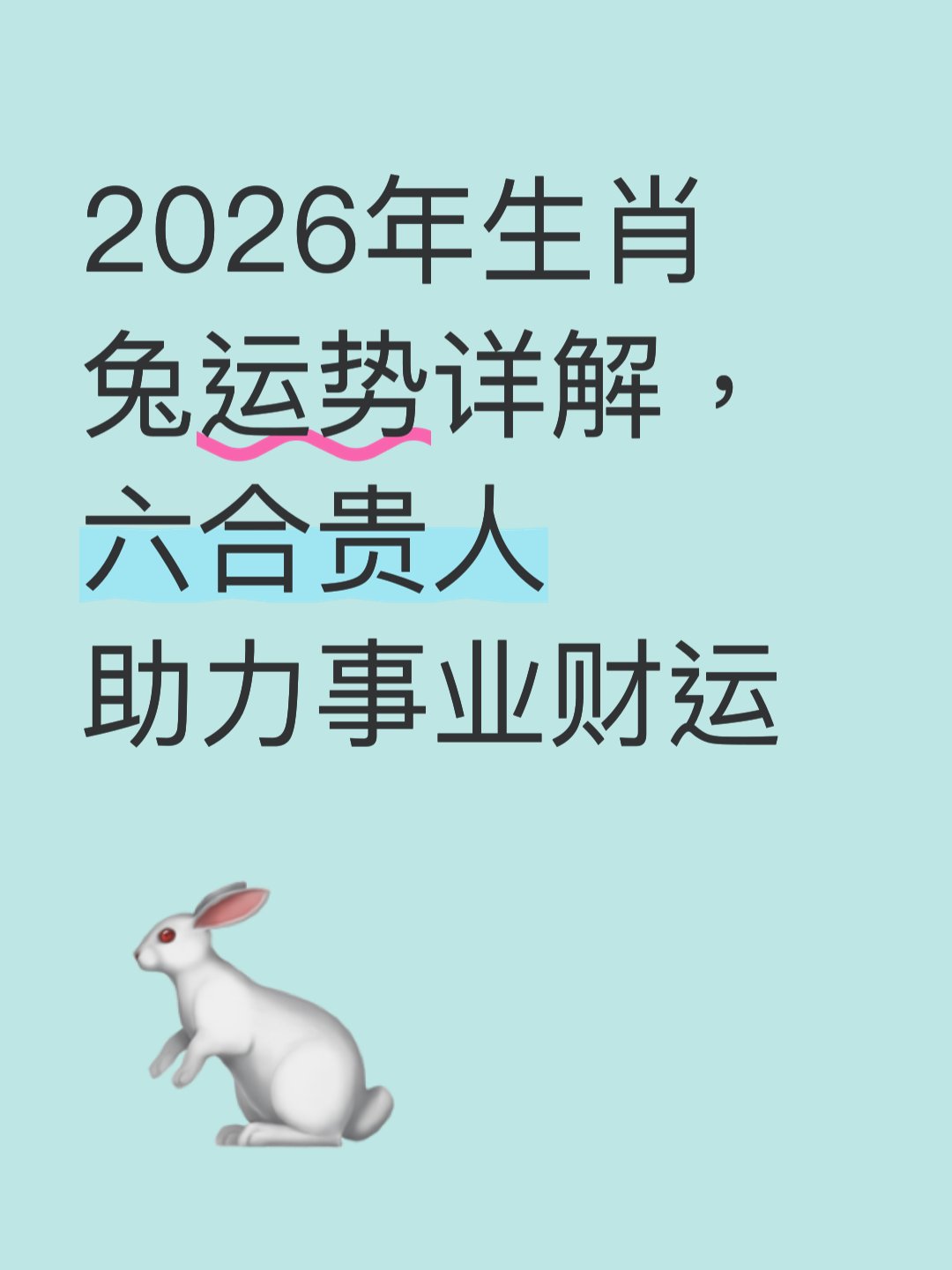 生肖兔的事业运势如何(属兔事业运势)