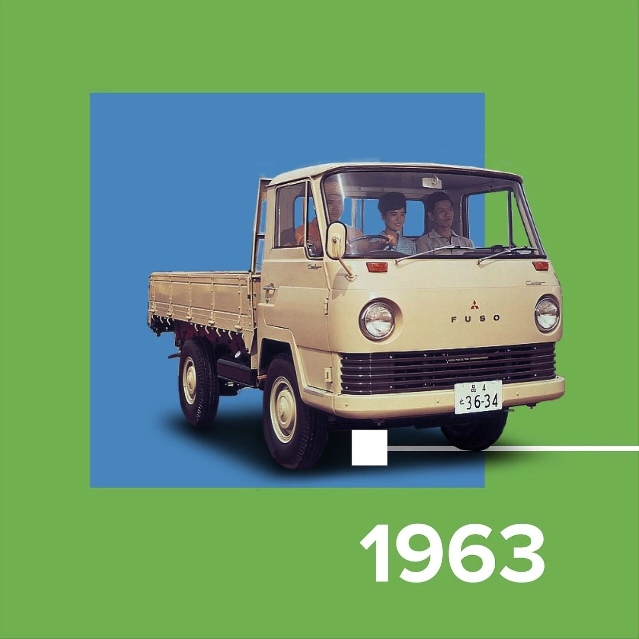 《商用名车 美图》赏析:日本三菱fuso 扶桑 轻型卡车,进化史