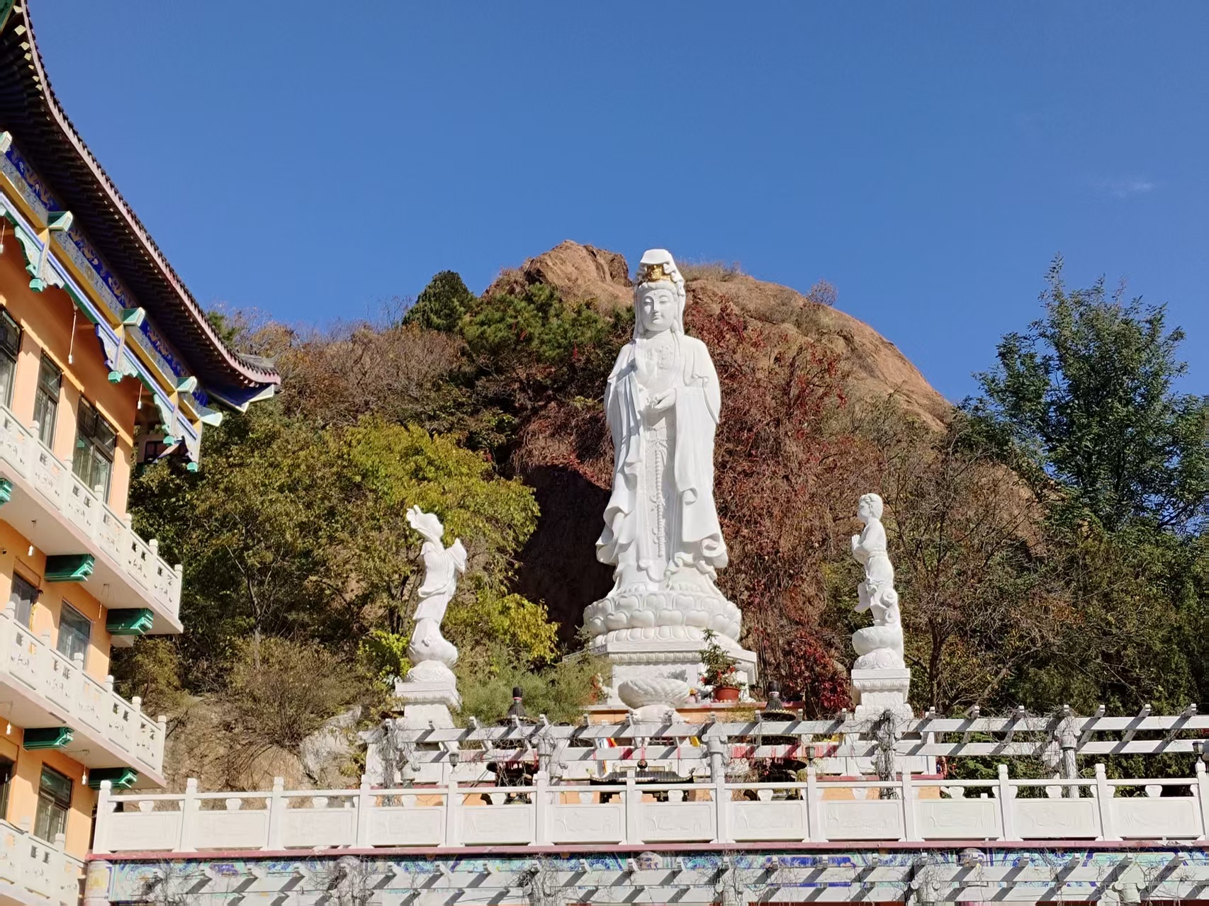 锦州行程北普陀,佛教胜地,素斋很不错,十五元一位