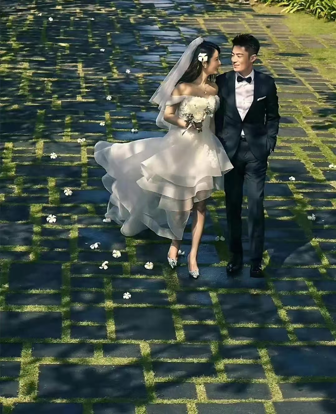 谁懂当年林心如和霍建华婚礼上,这张合照的含金量哇!