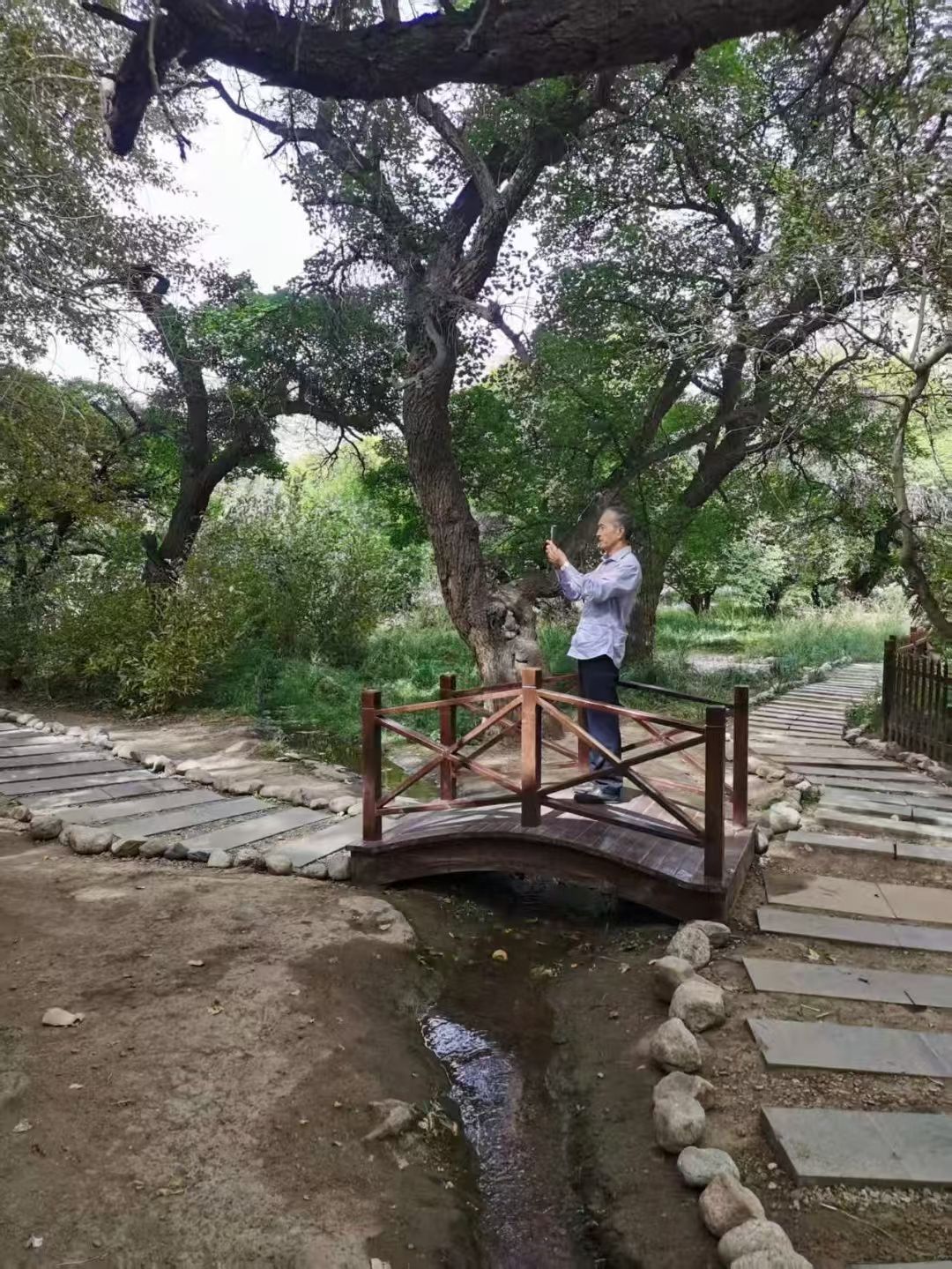 哈密八大石景区 清代哈密王在此建造避暑山庄及百亩果园,现存新石器