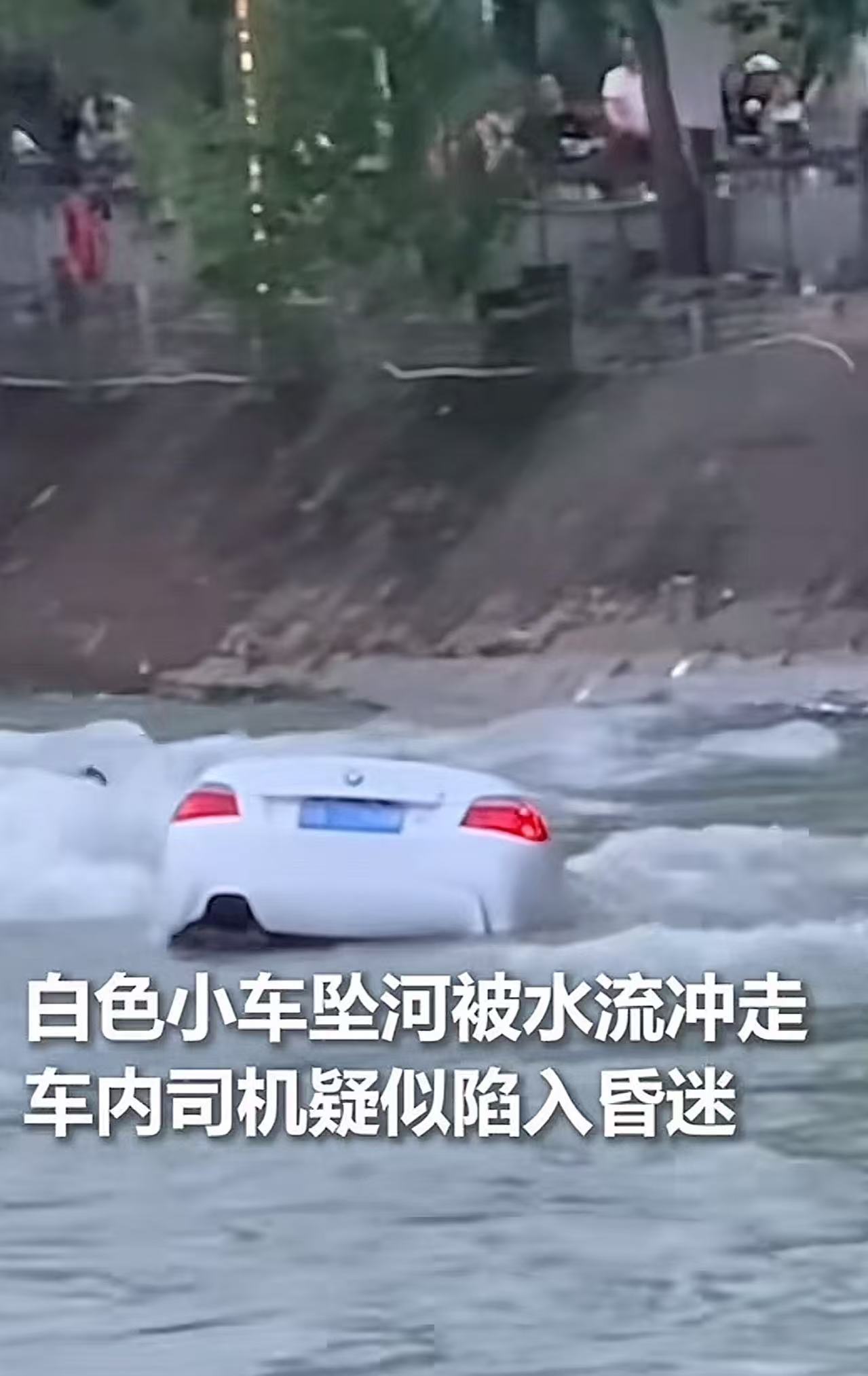 退役军人一跃而下跳了下去他奋力爬上车辆试图救人随后一幕令人泪