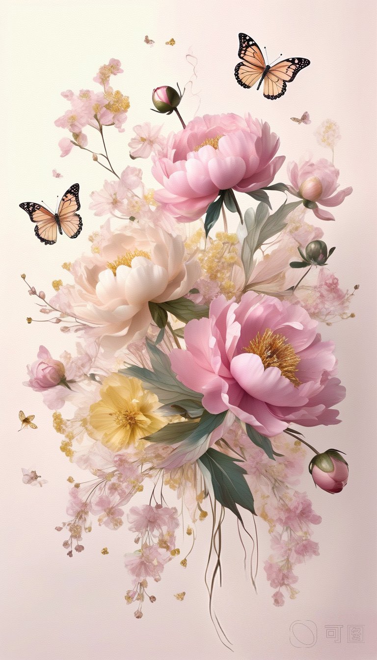 唯美浪漫的粉色系手机壁纸!