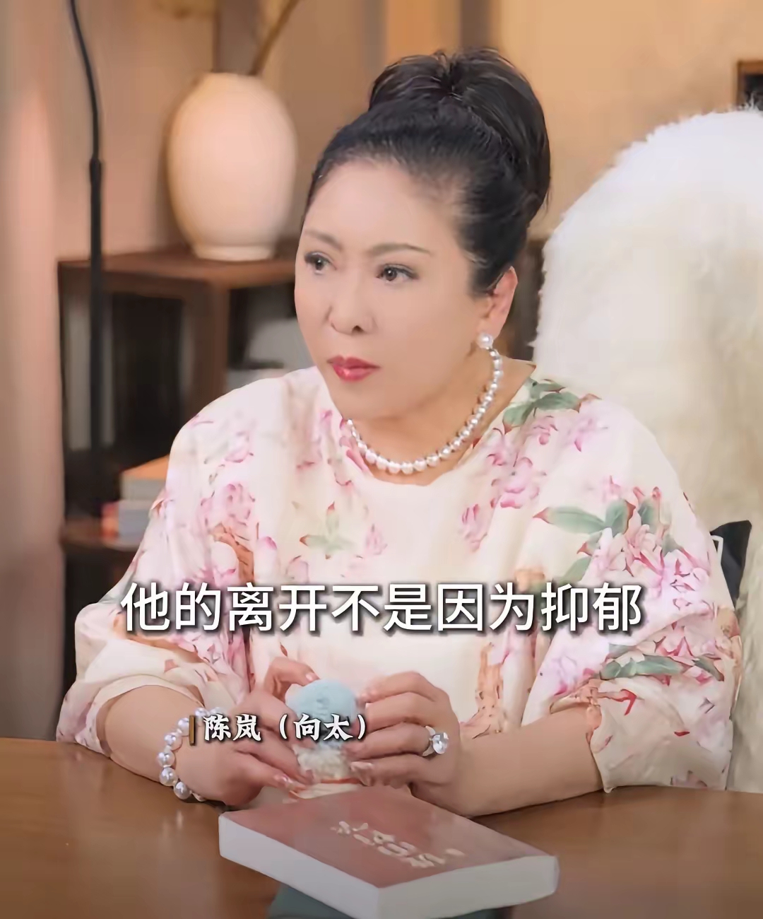 向太陈岚再谈张国荣之死称他并不是因抑郁症自杀还说这件事让自己