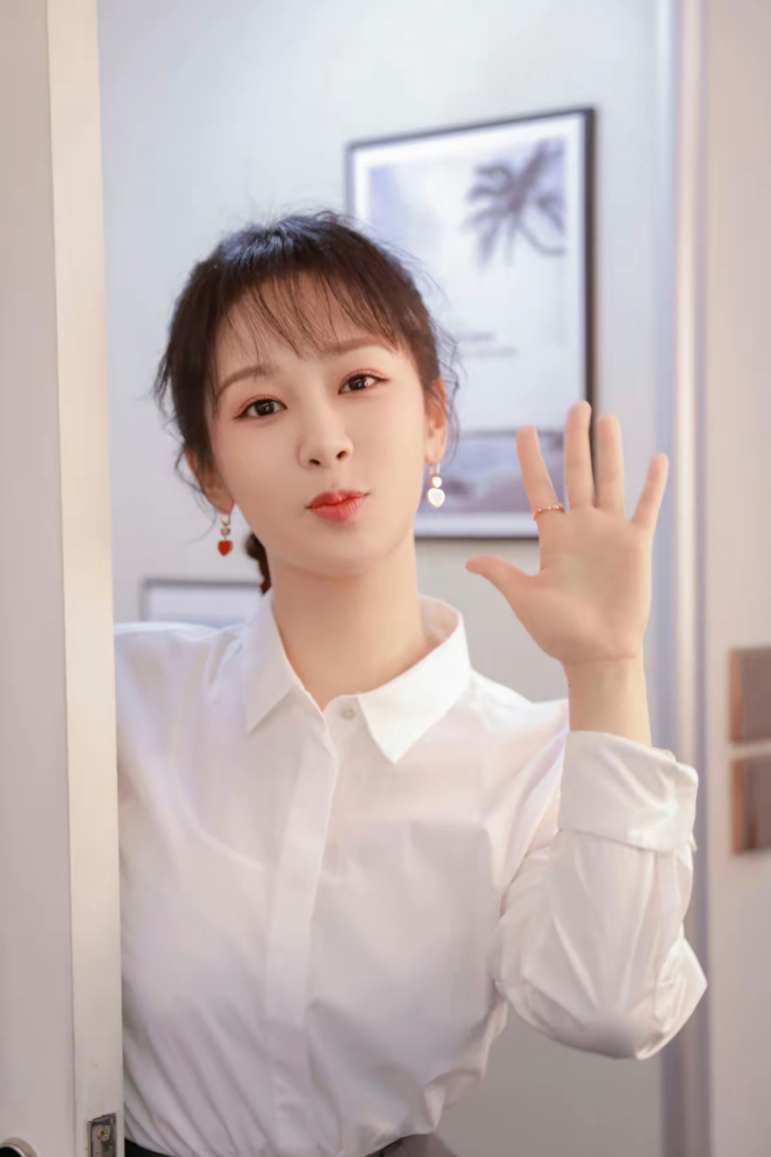 杨紫可爱清纯头像,笑容甜美惹人爱!#杨紫