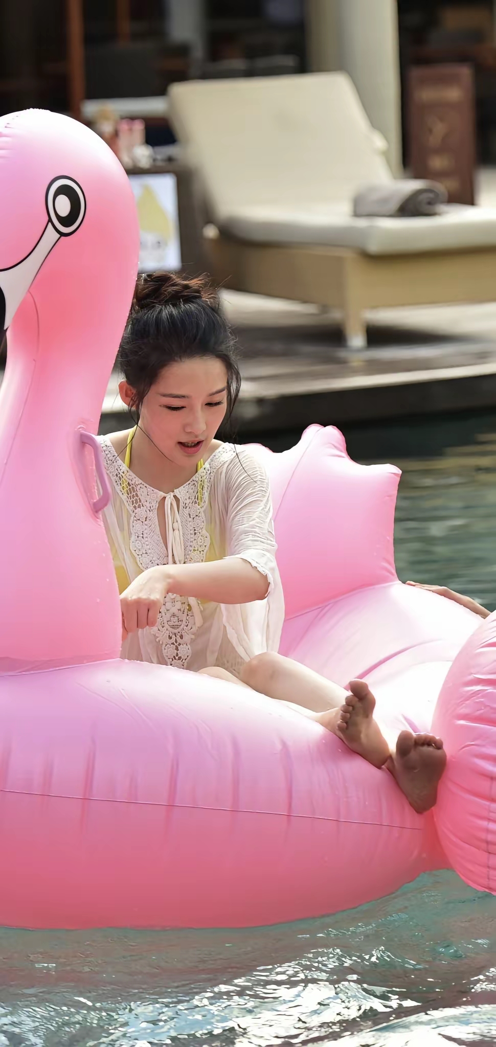 李沁# 早期综艺现场实拍特写